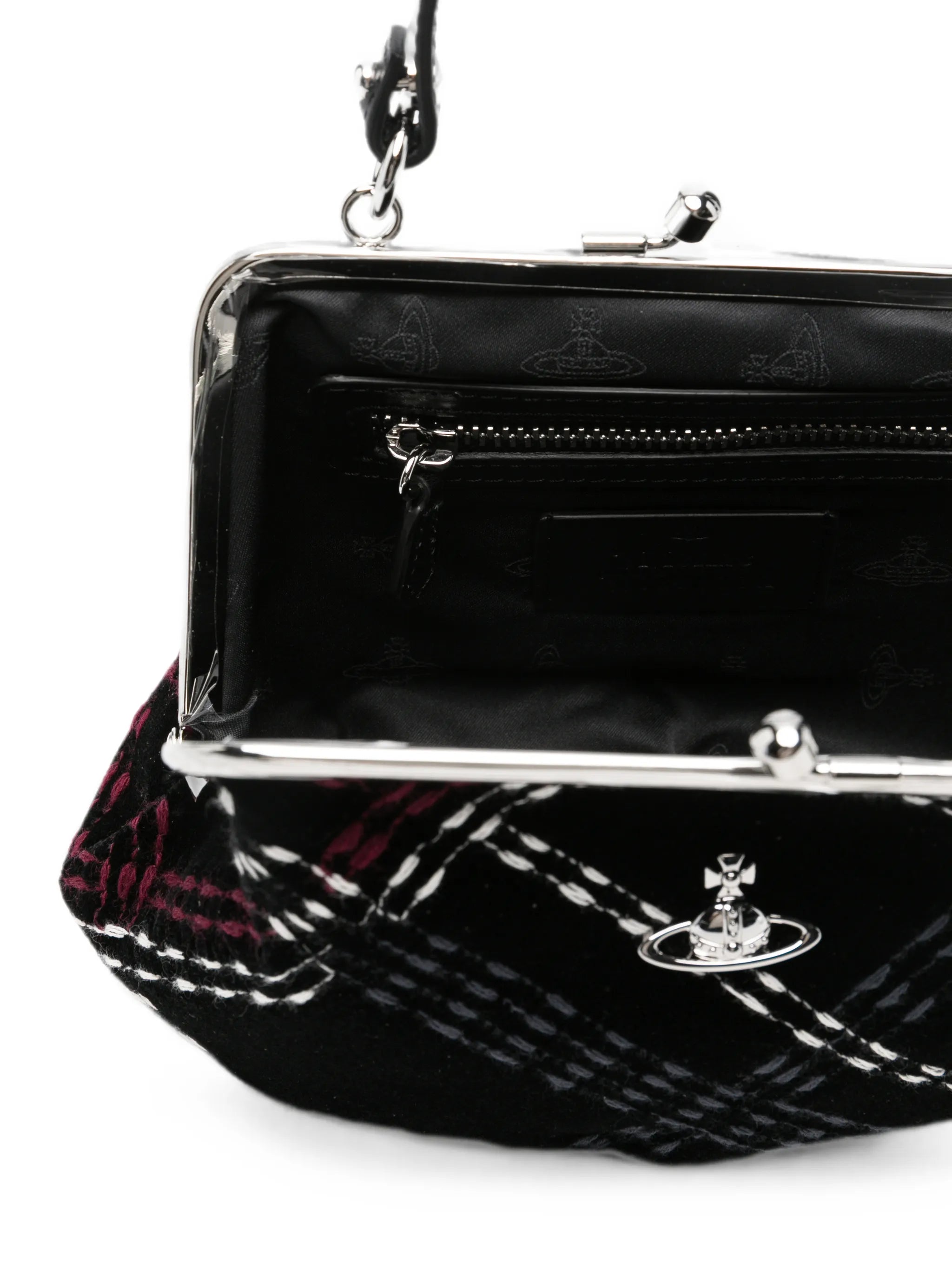 Granny check mini bag