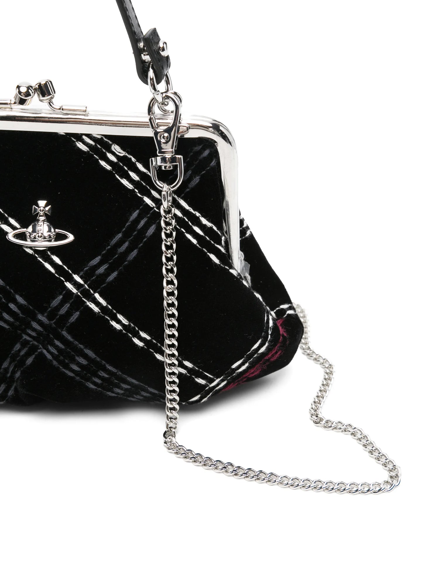 Granny check mini bag