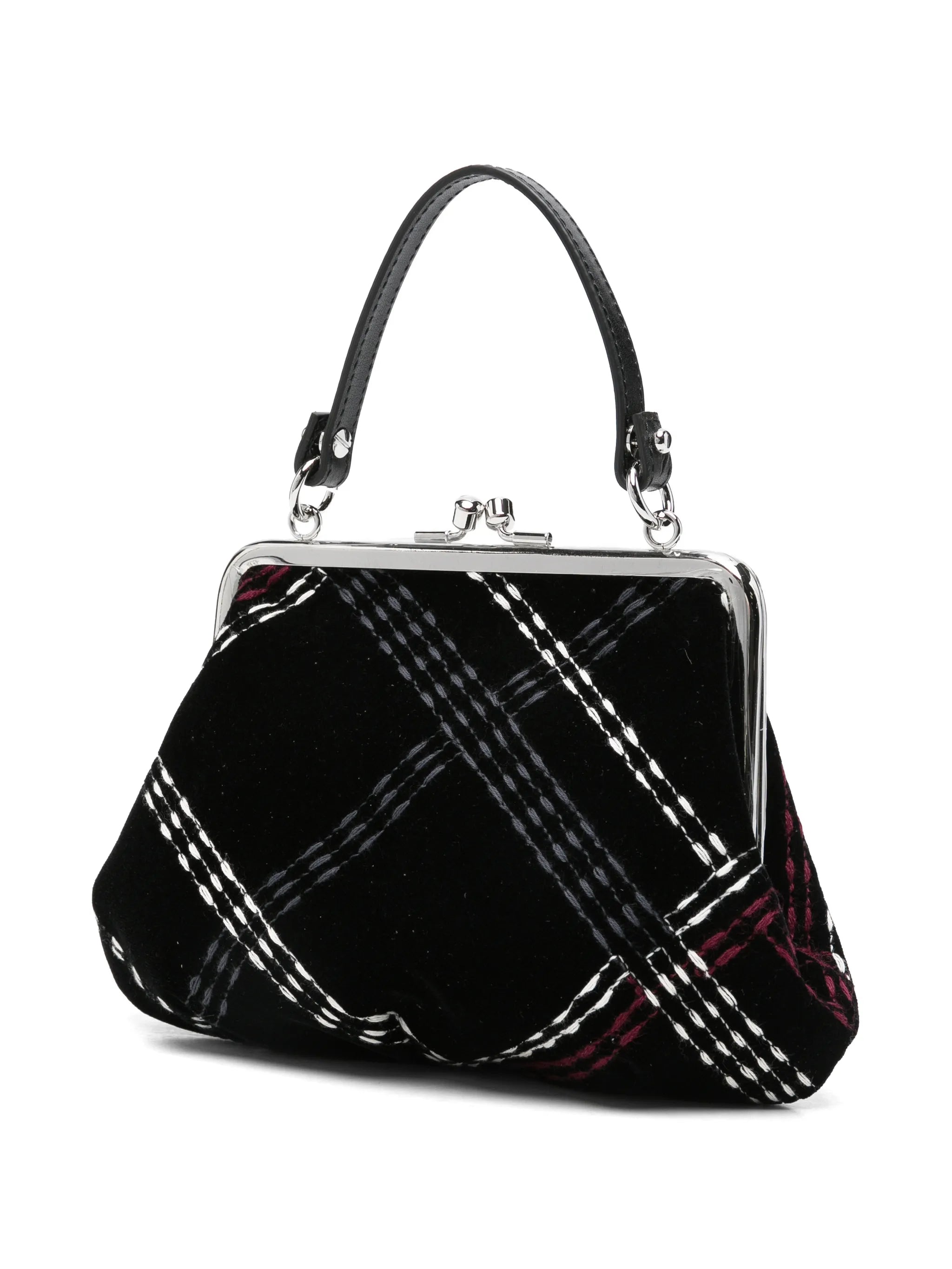 Granny check mini bag