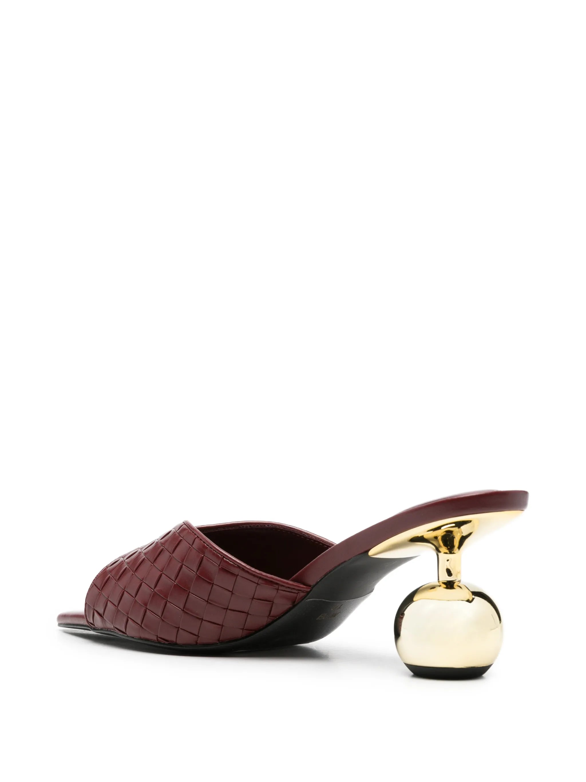 Ellie braided sphere-heel sandals