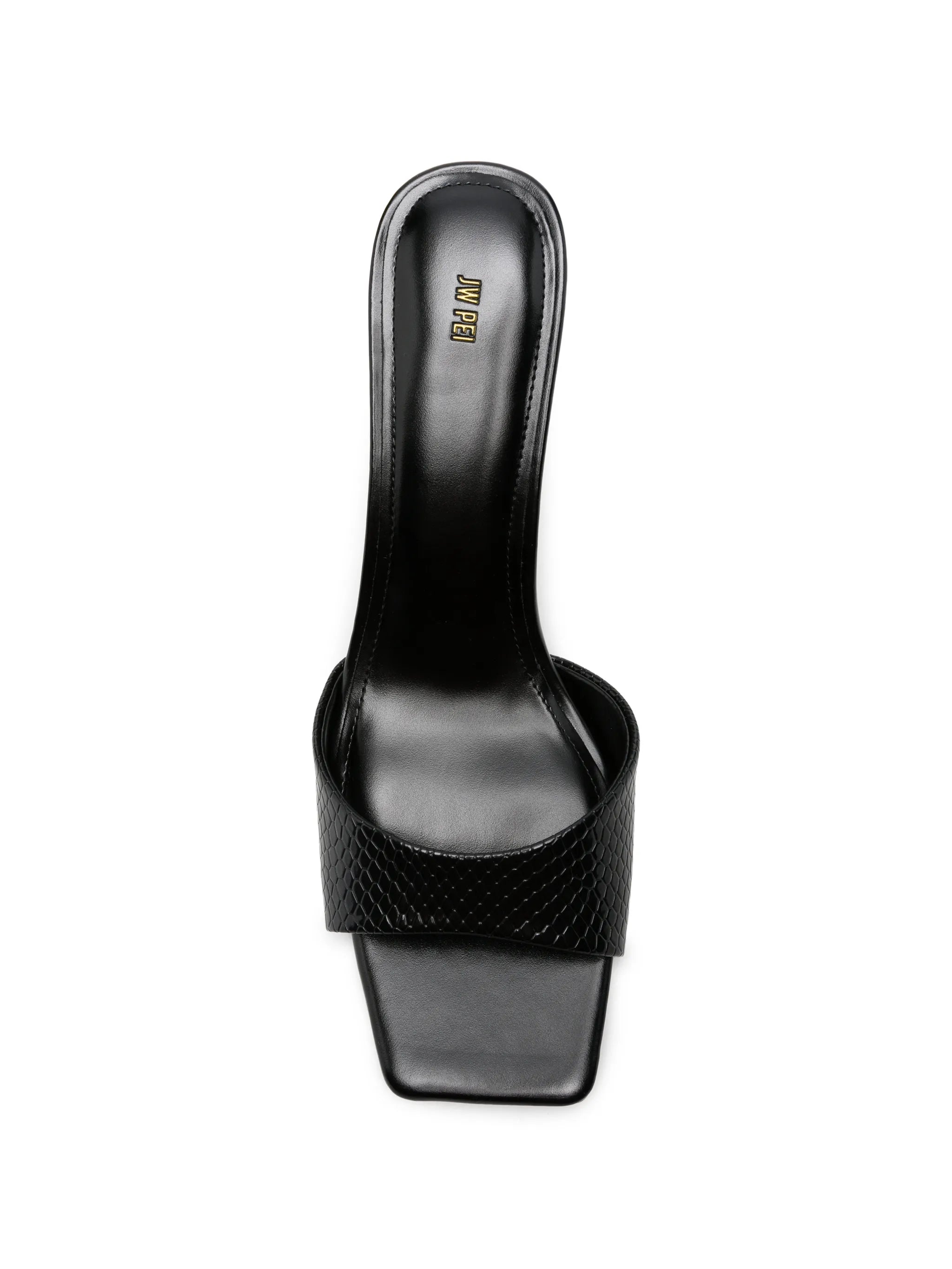 Hannah snakeskin-effect sandals