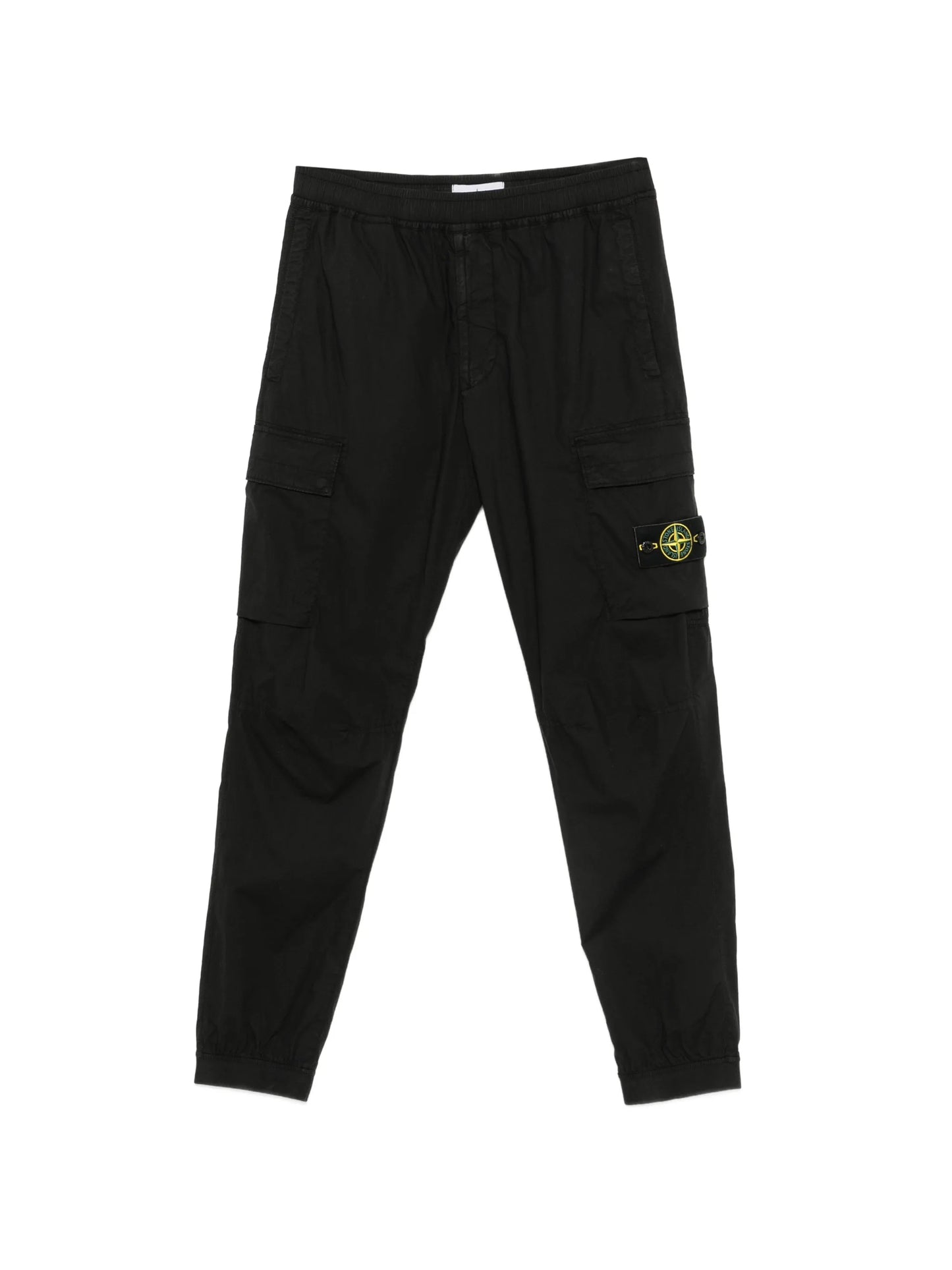 logo-patch trousers