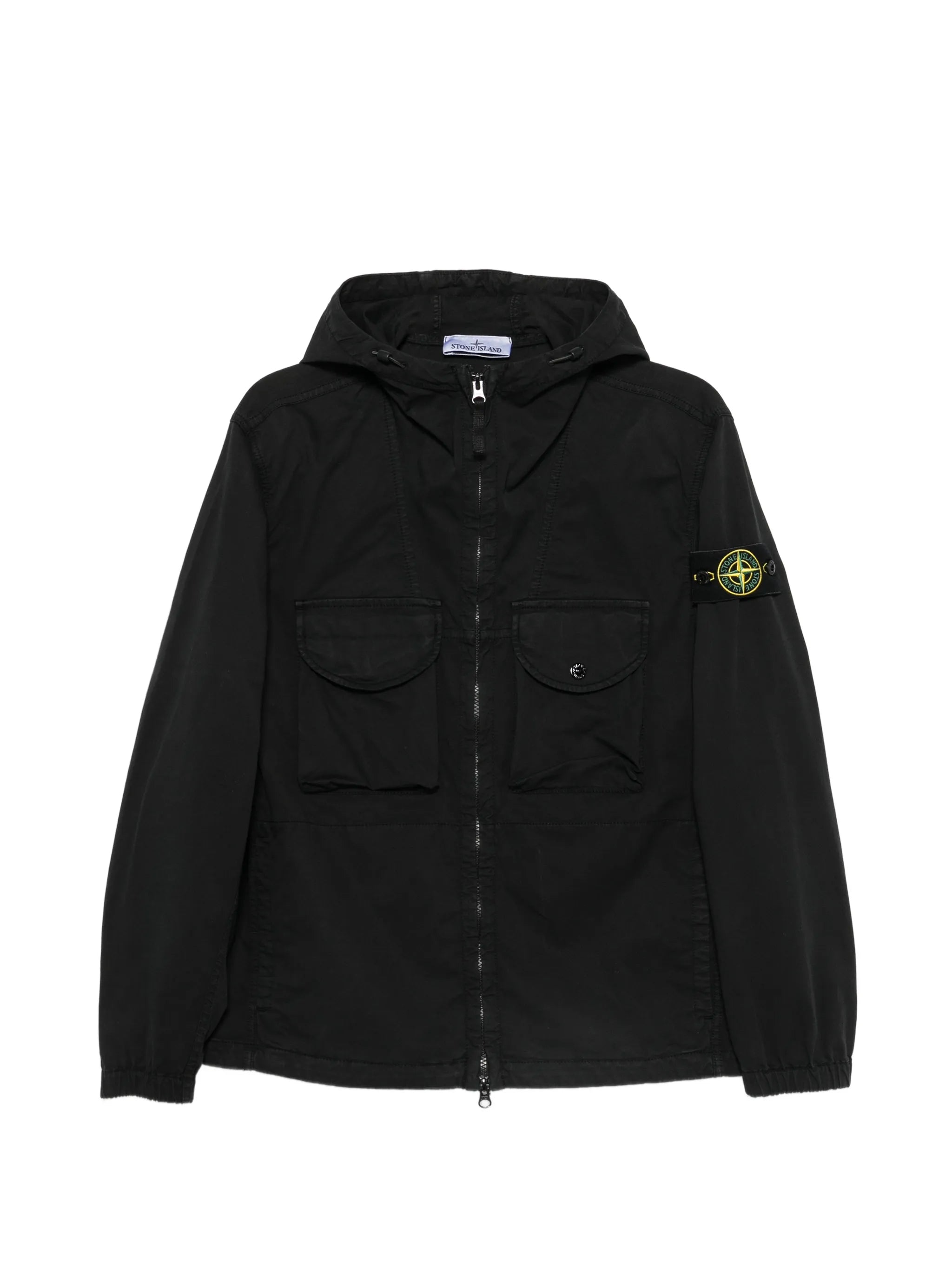 1200004 stretch organic cotton twill overshirt