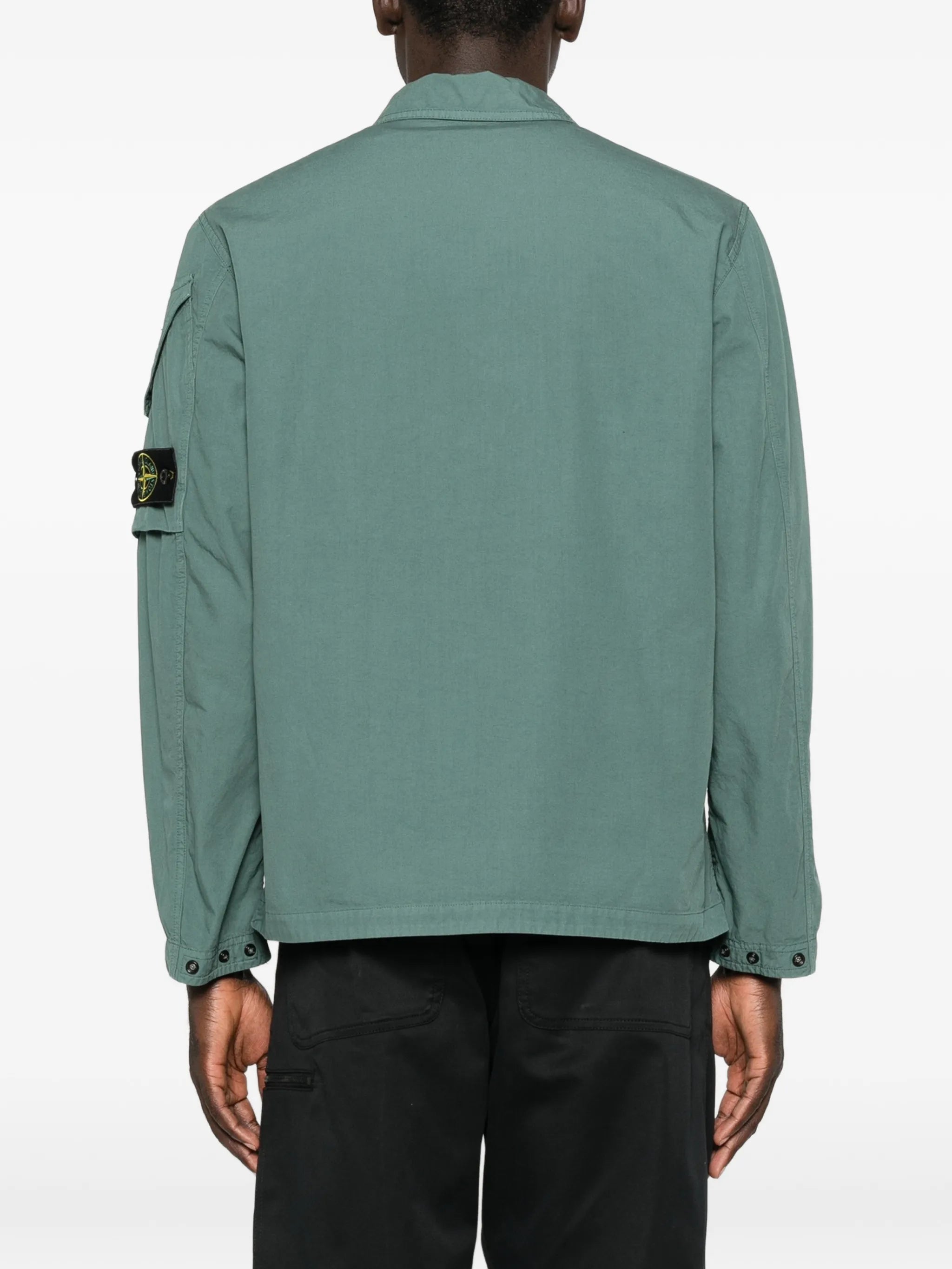 zip-up shirt jacket