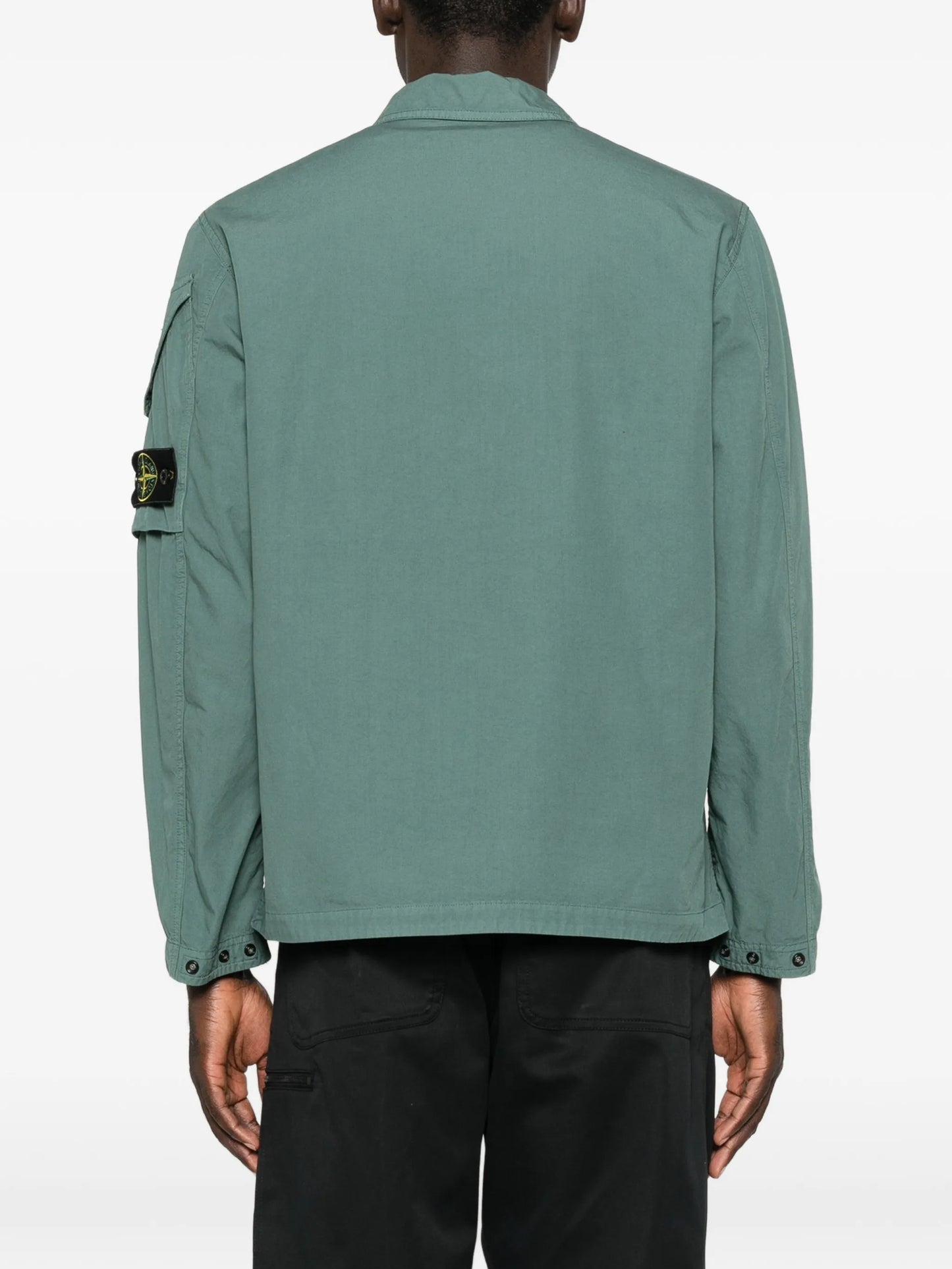 zip-up shirt jacket