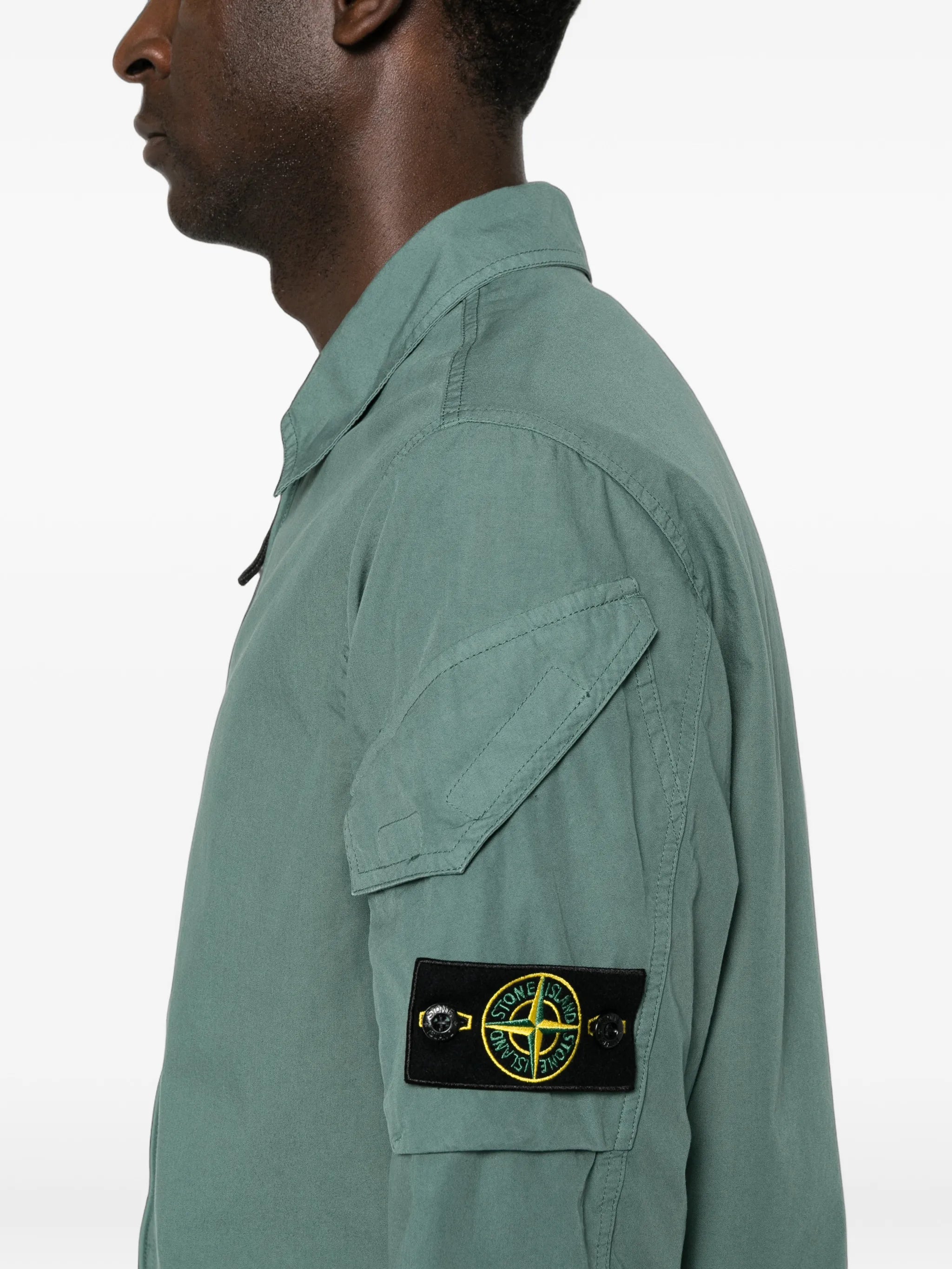 zip-up shirt jacket