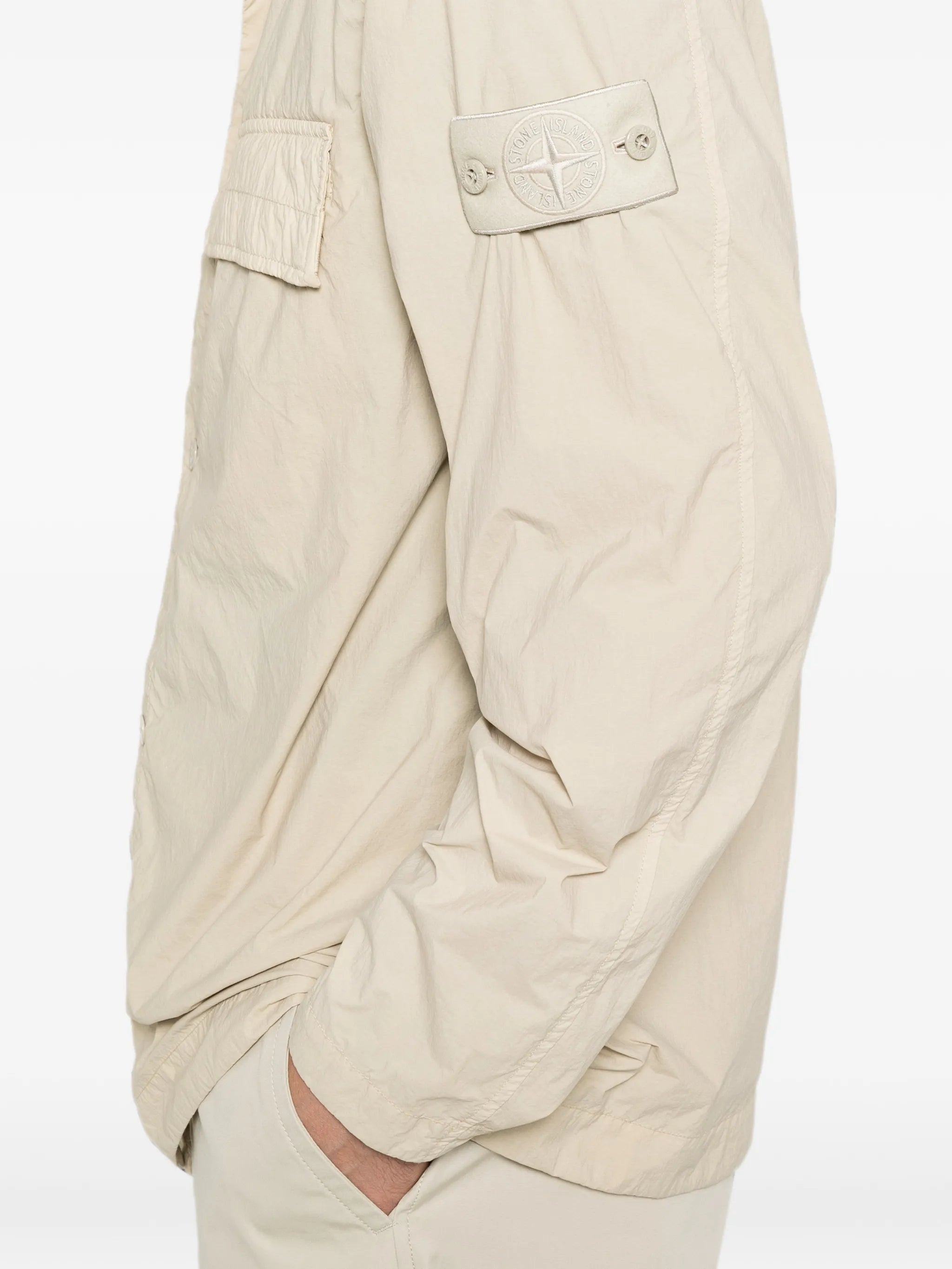 1200044 nylon smerigliato ghost overshirt