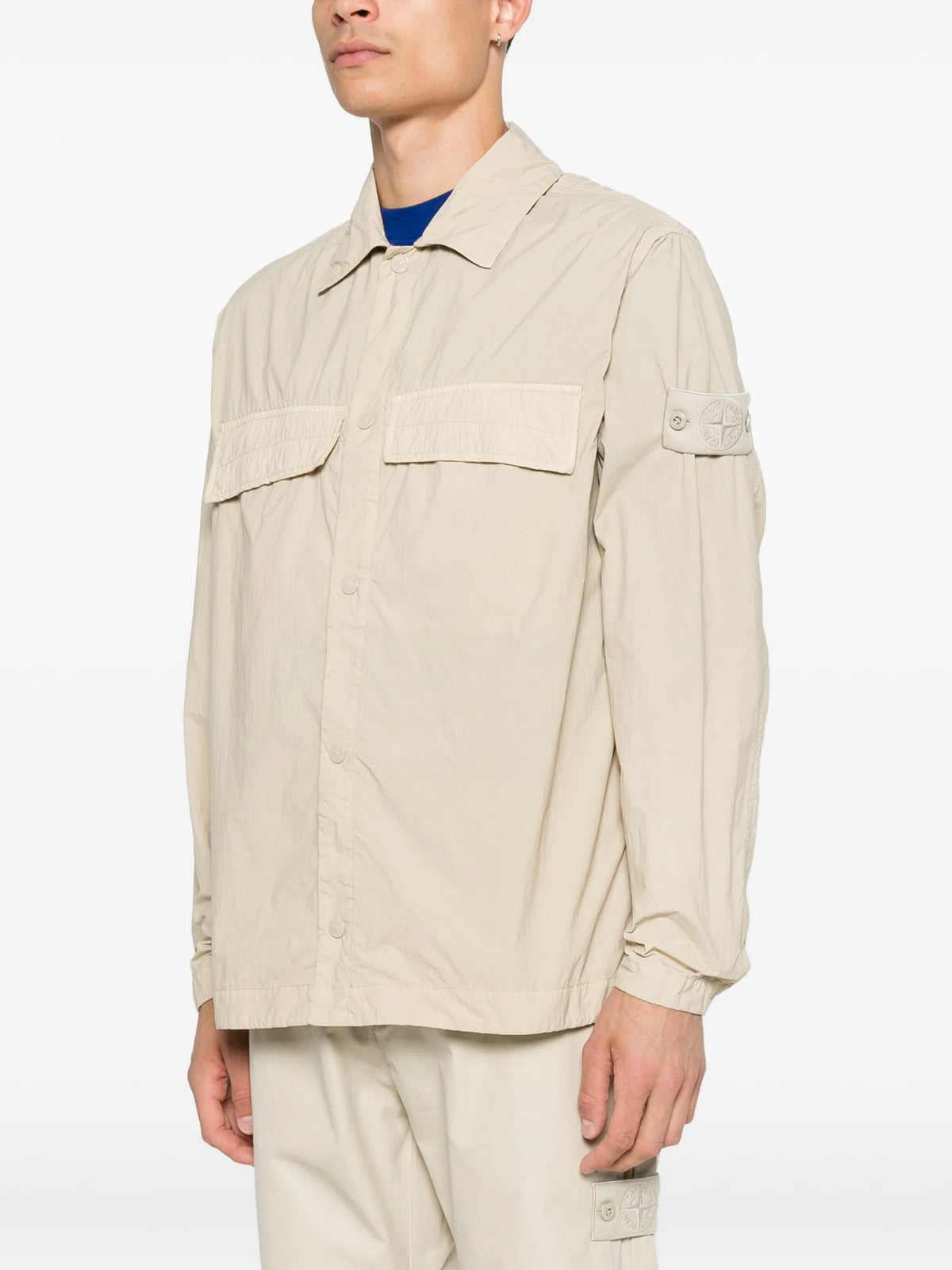 1200044 nylon smerigliato ghost overshirt