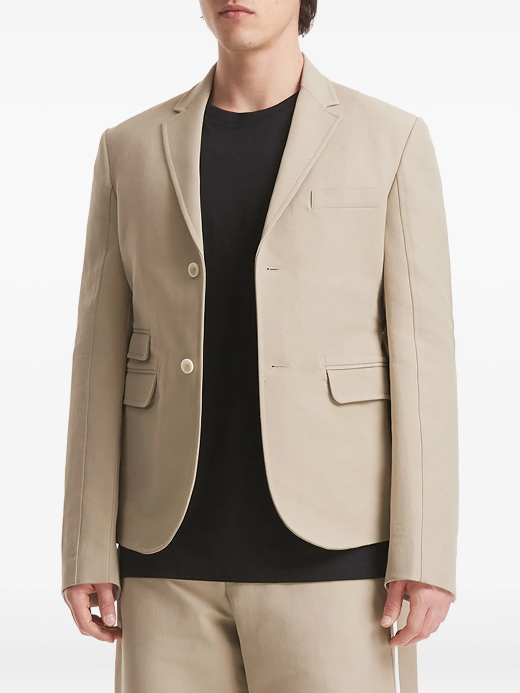single-breasted blazer