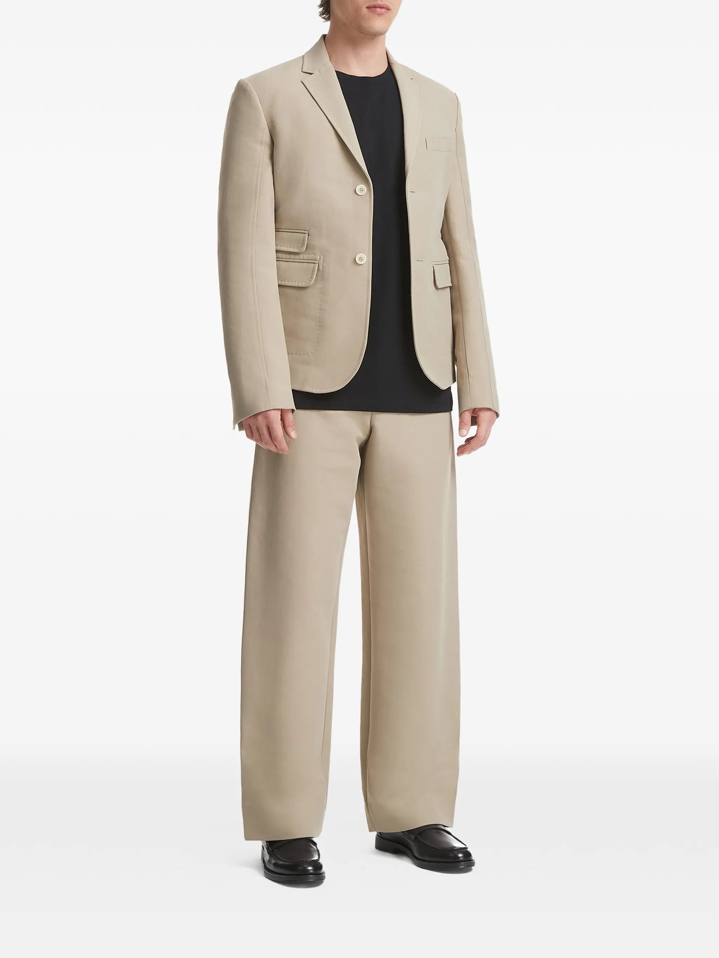 single-breasted blazer
