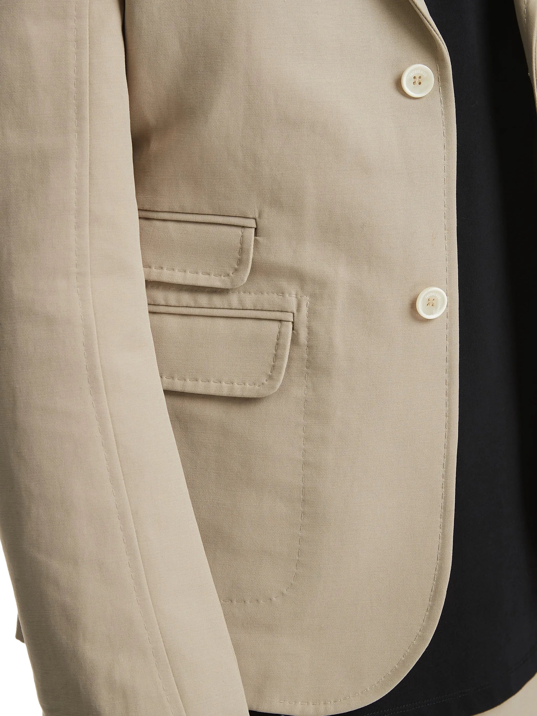 single-breasted blazer