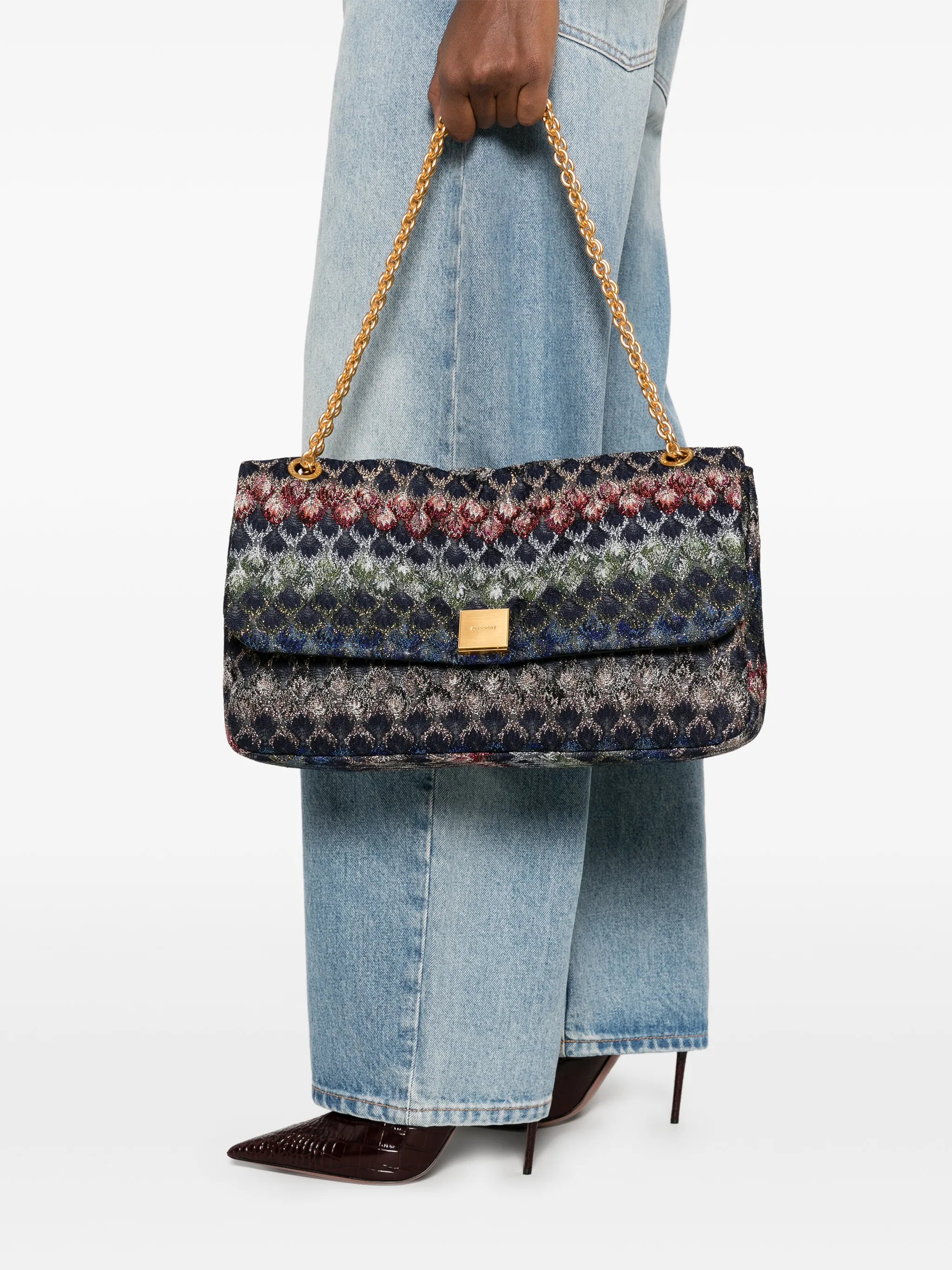 minibutton lace shoulder bag