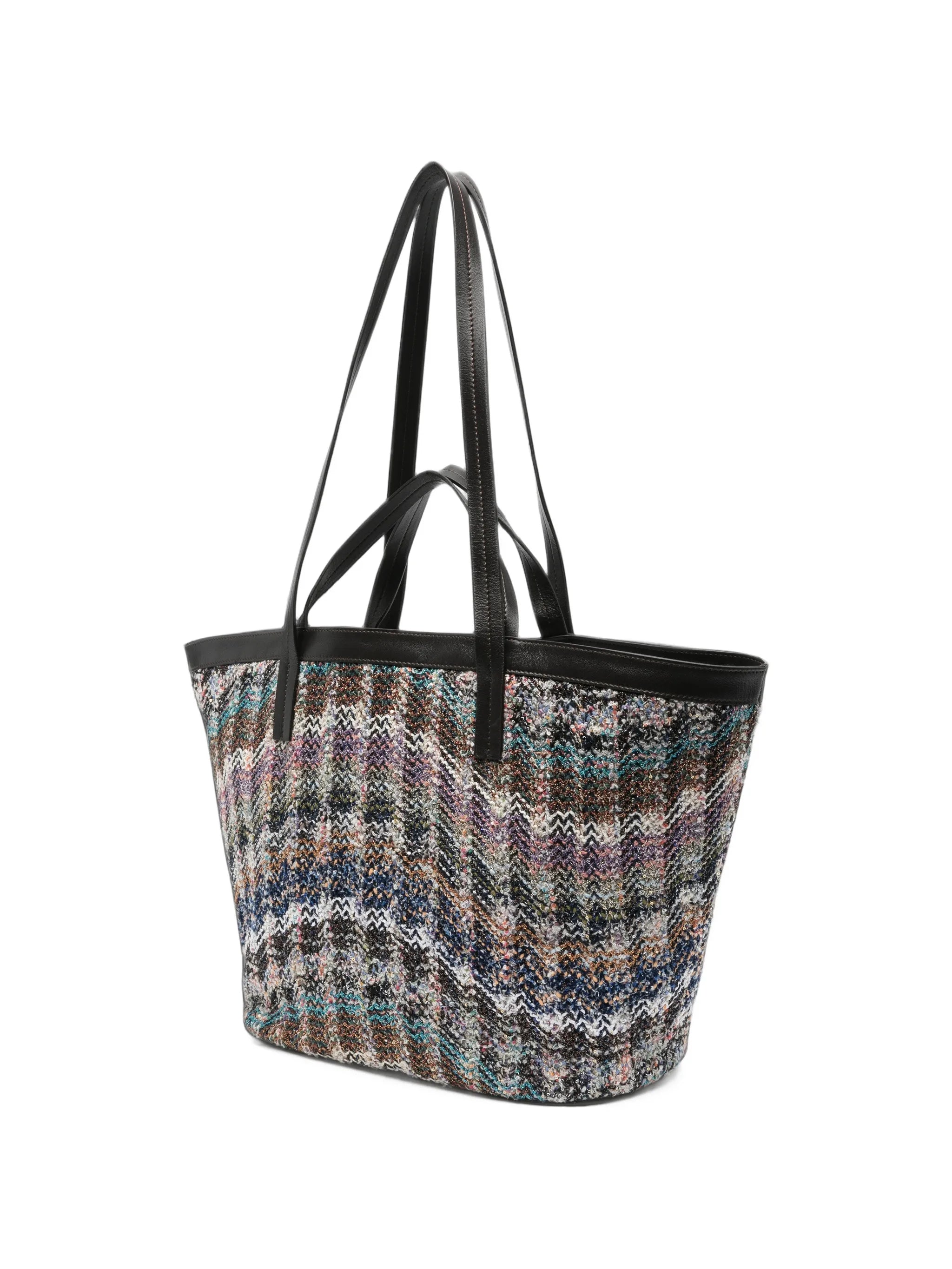 medium Caperdoni Wave trapezoid tote bag