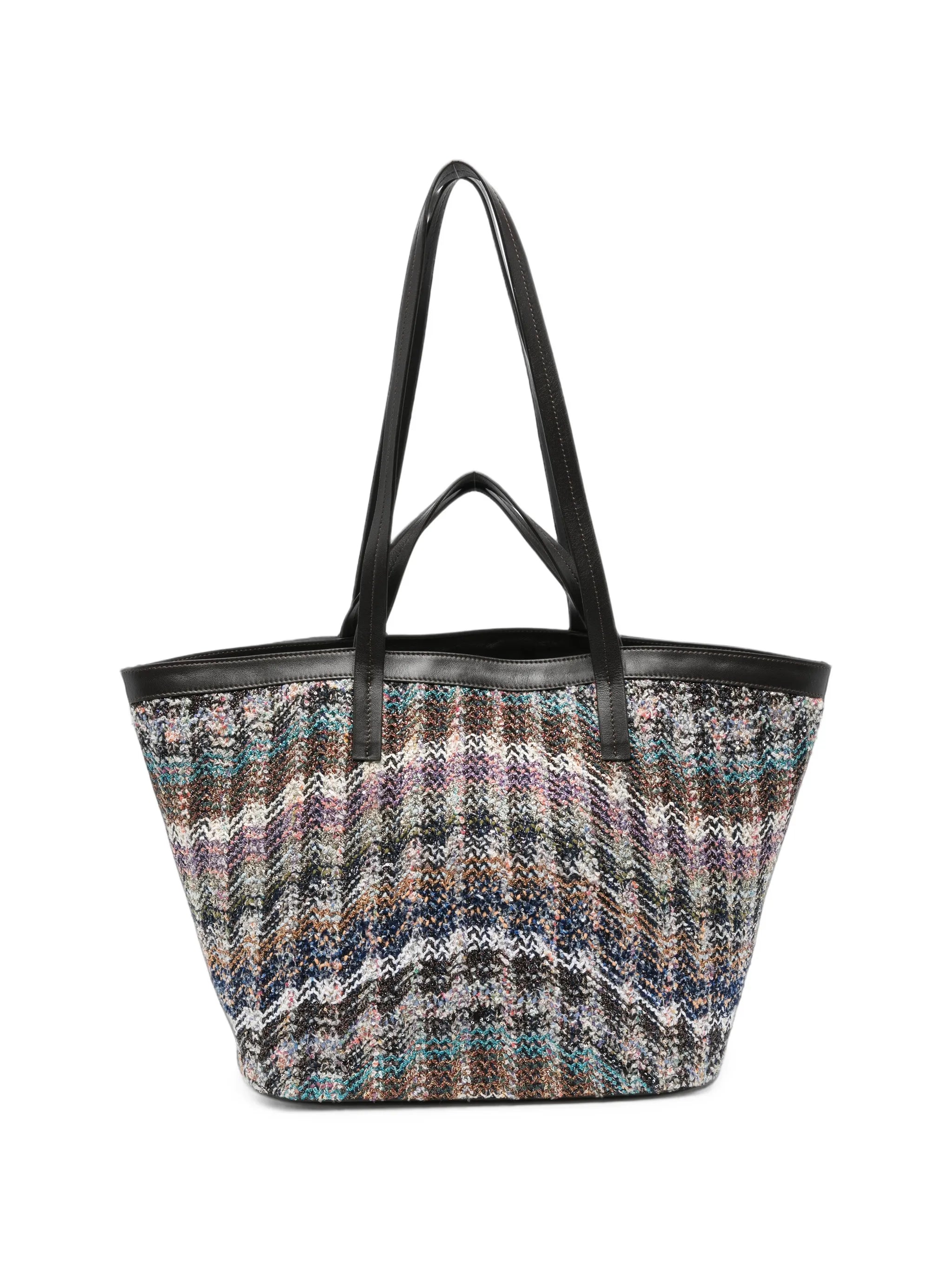 medium Caperdoni Wave trapezoid tote bag