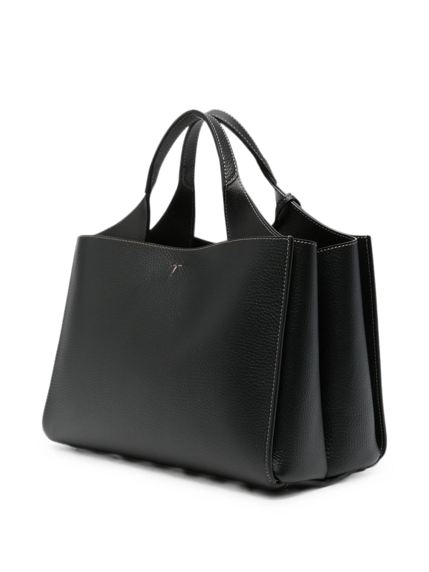 Hanging T leather tote bag