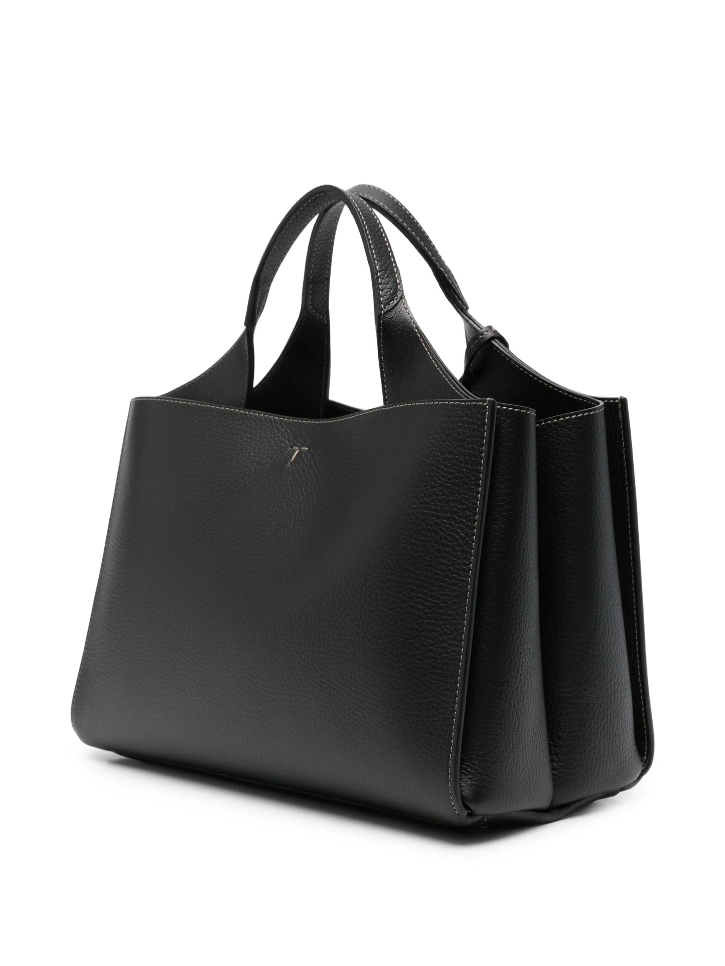 Hanging T leather tote bag