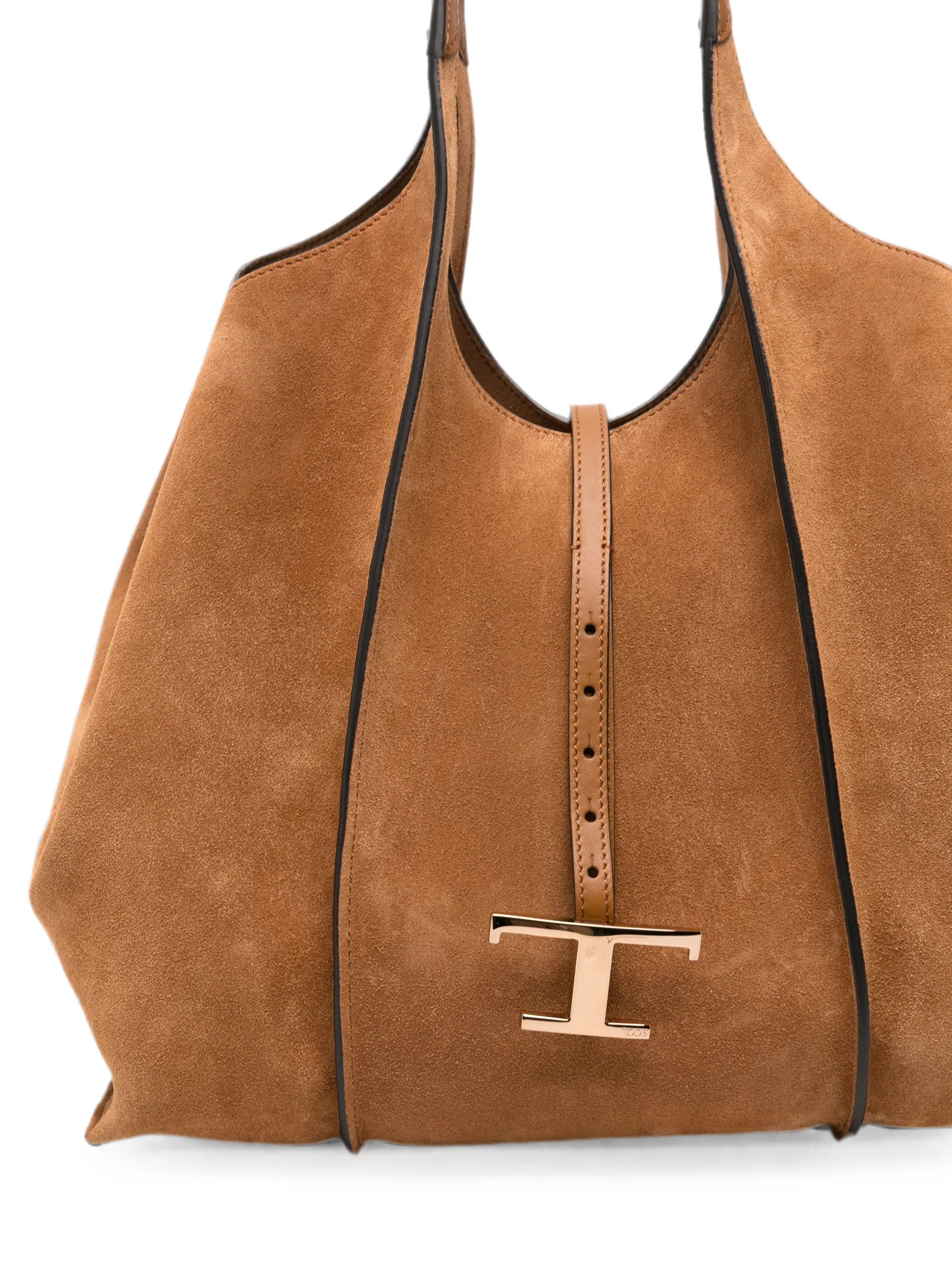 T Timeless shopping bag in suede medium