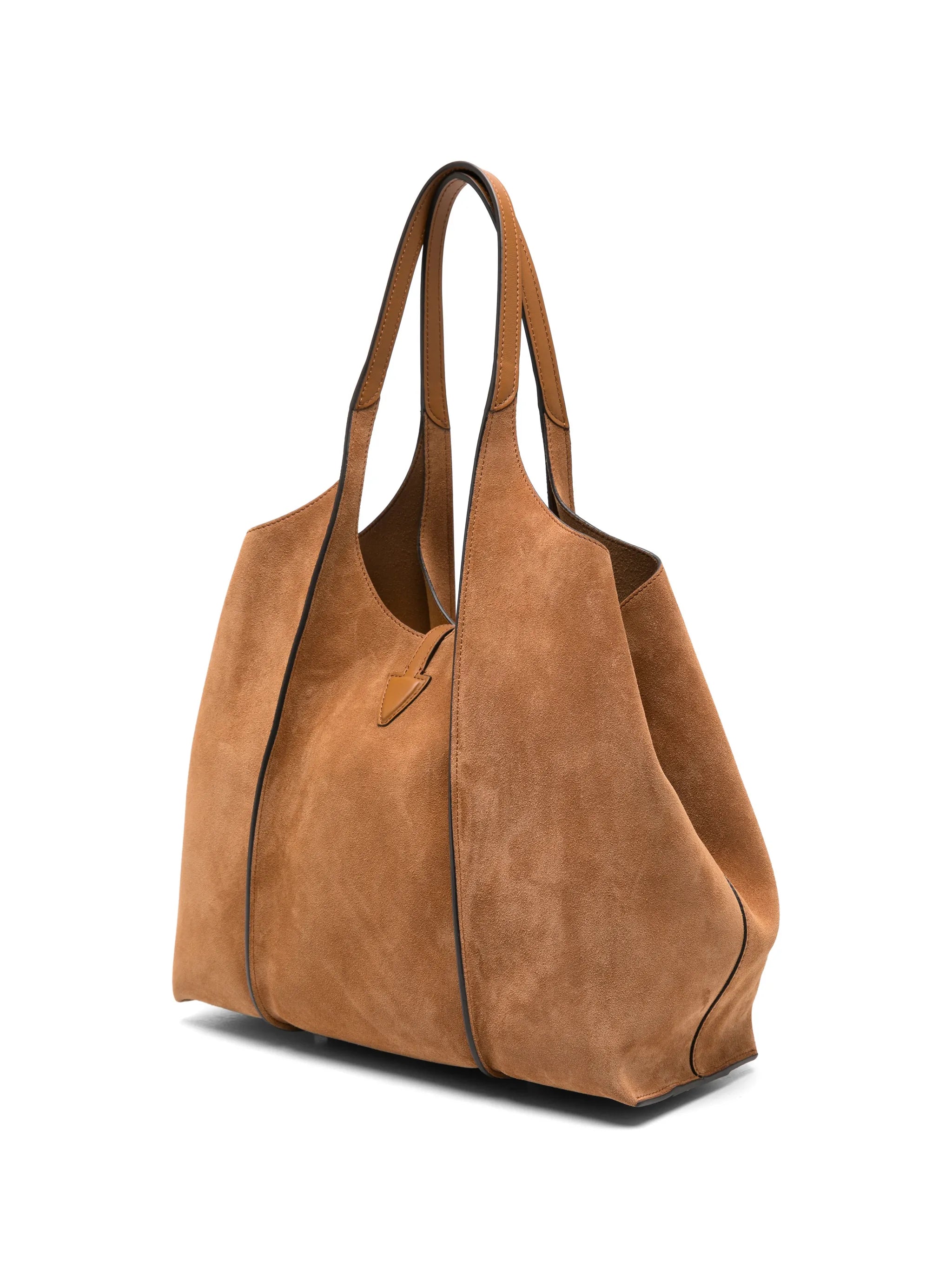 T Timeless shopping bag in suede medium