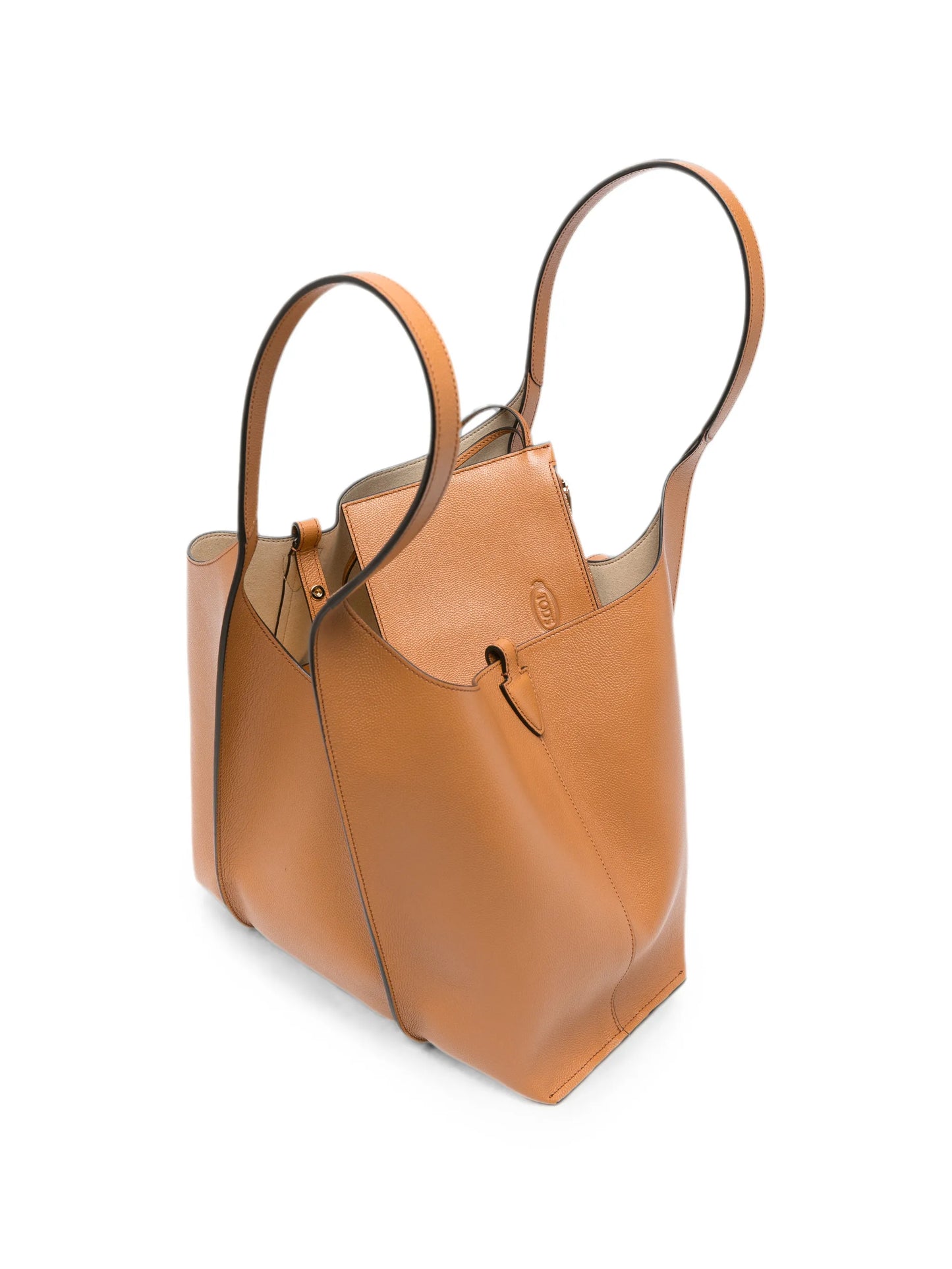 T Timeless shopping bag in leather small