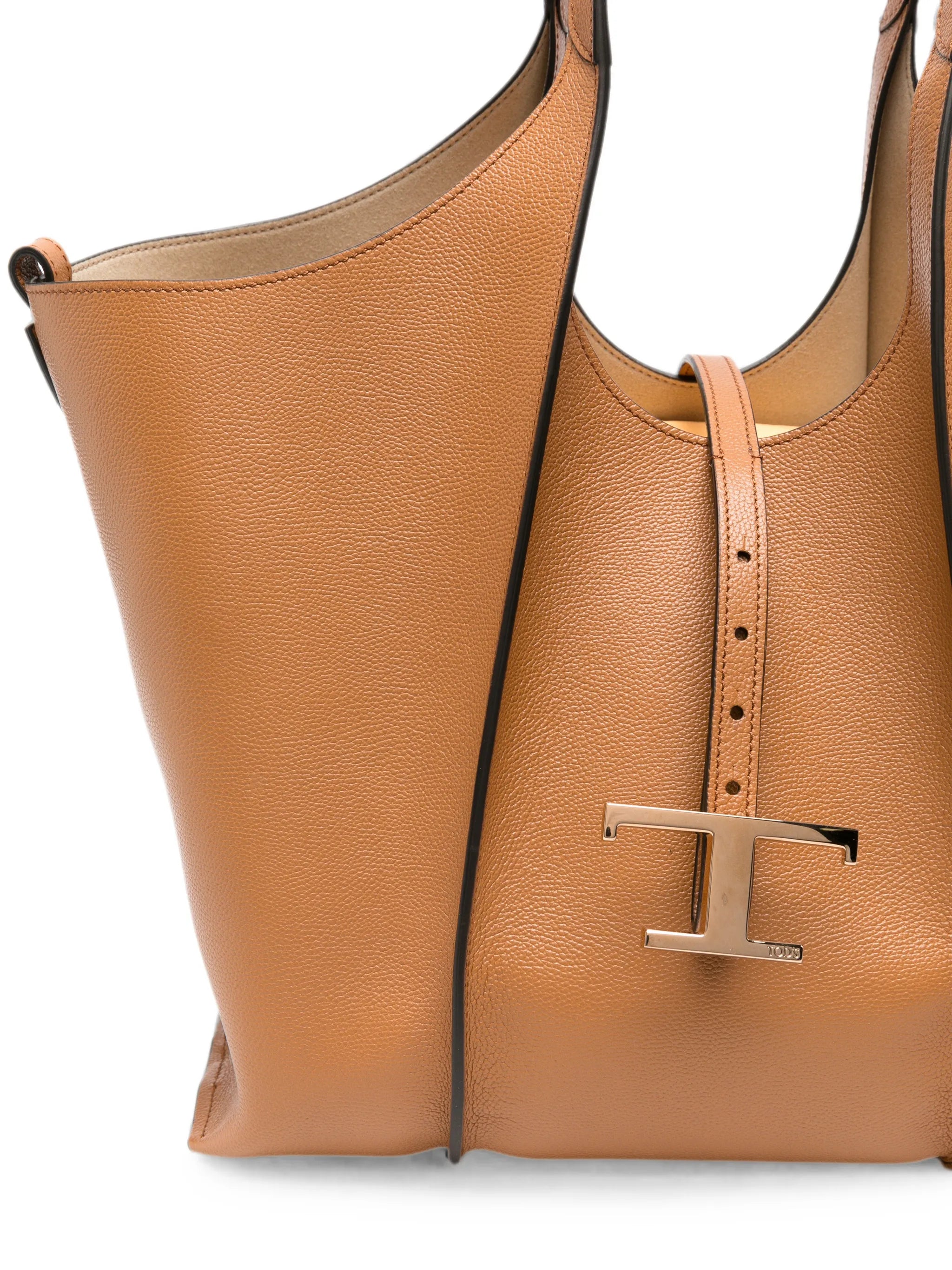T Timeless shopping bag in leather small