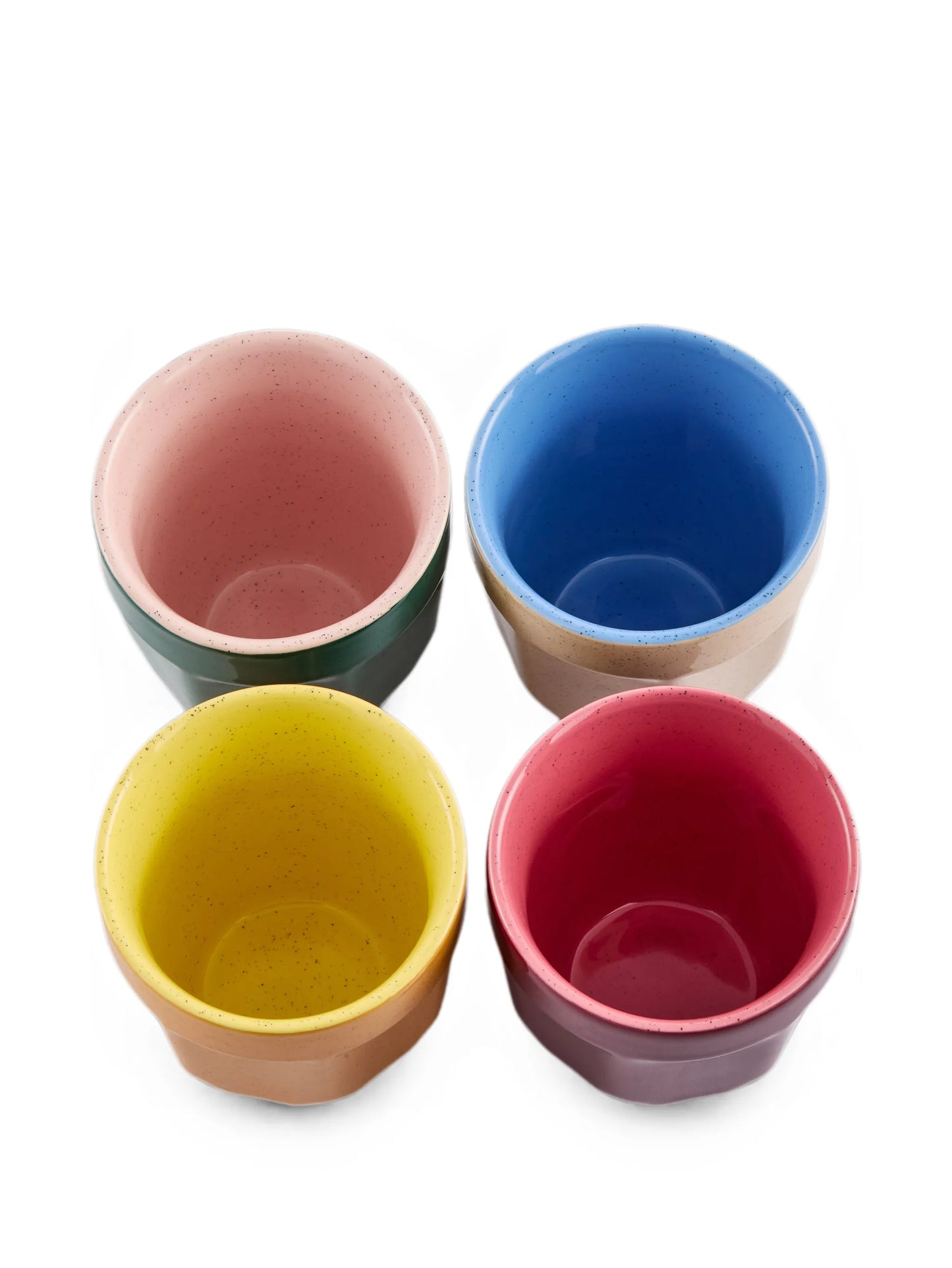 x La Marzocco speckled latte cups (set of four)