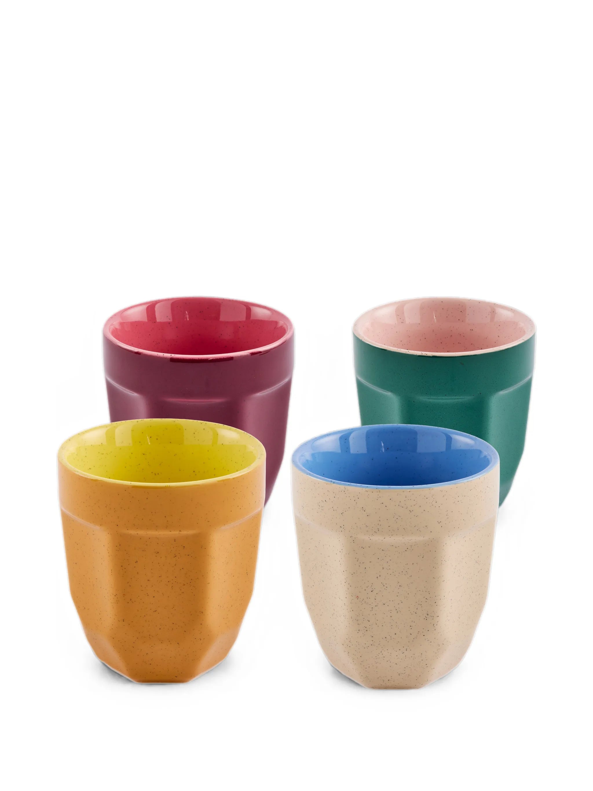 x La Marzocco speckled latte cups (set of four)