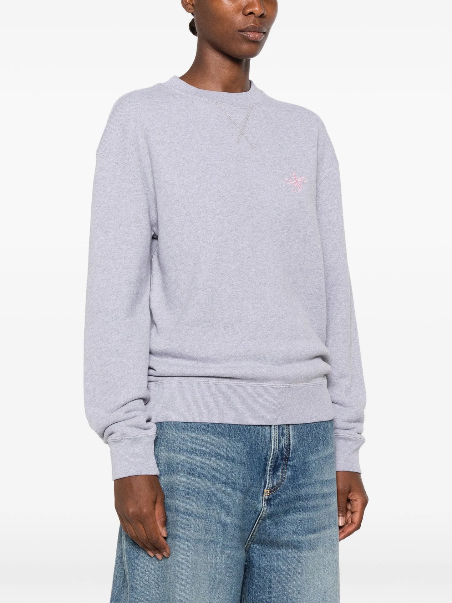 emboridered-logo sweatshirt