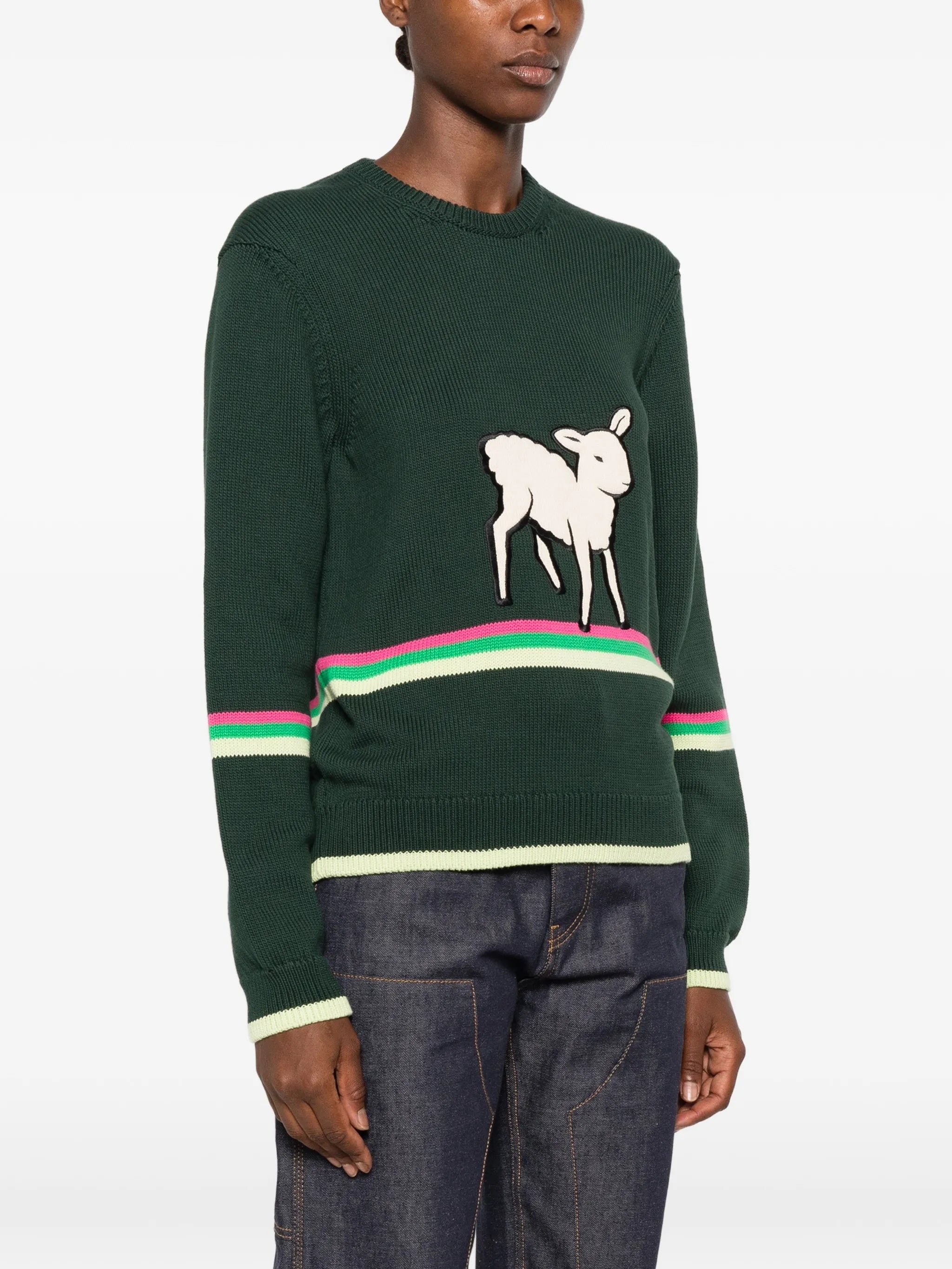 sheep-patch sweater
