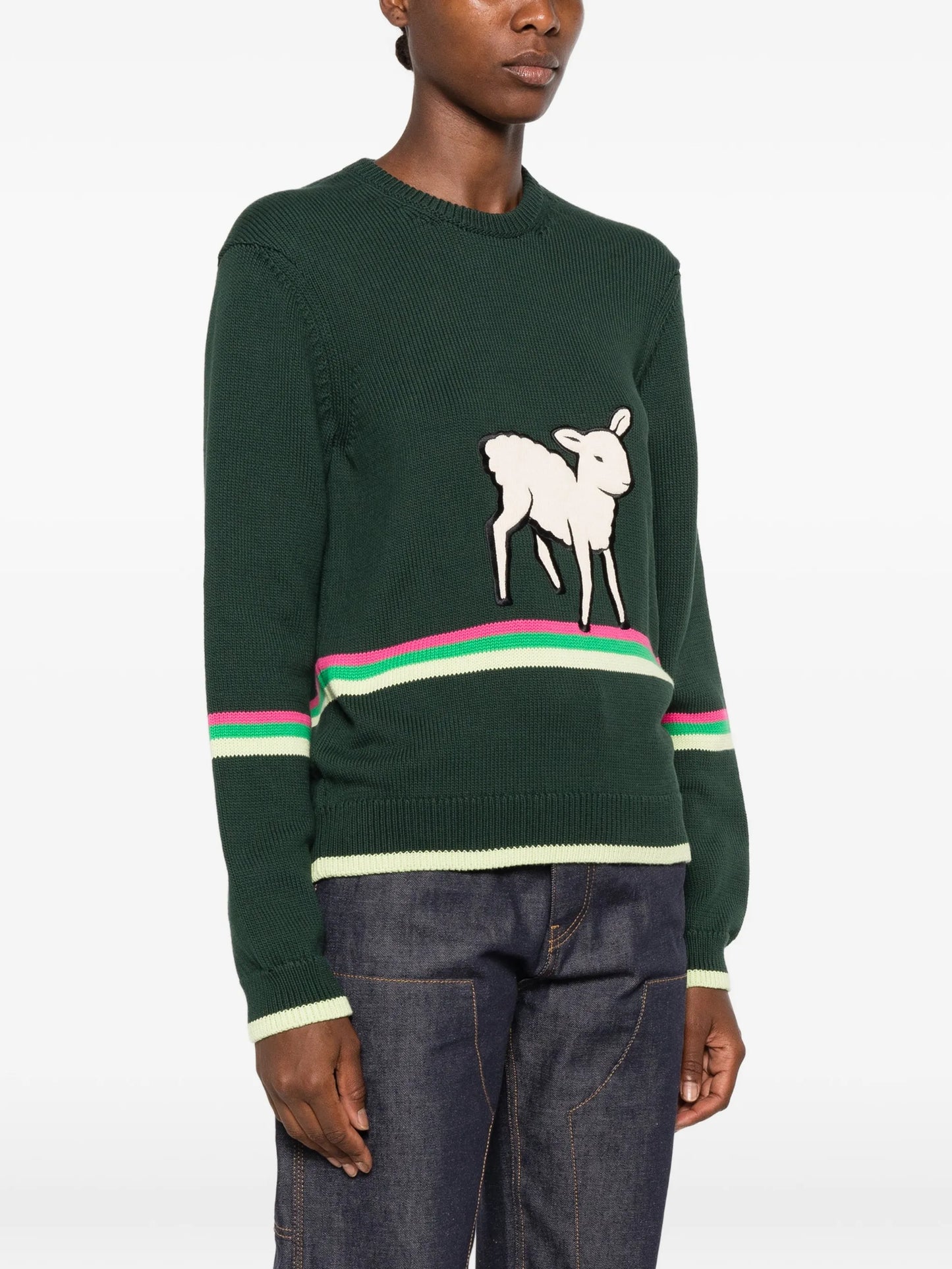 sheep-patch sweater