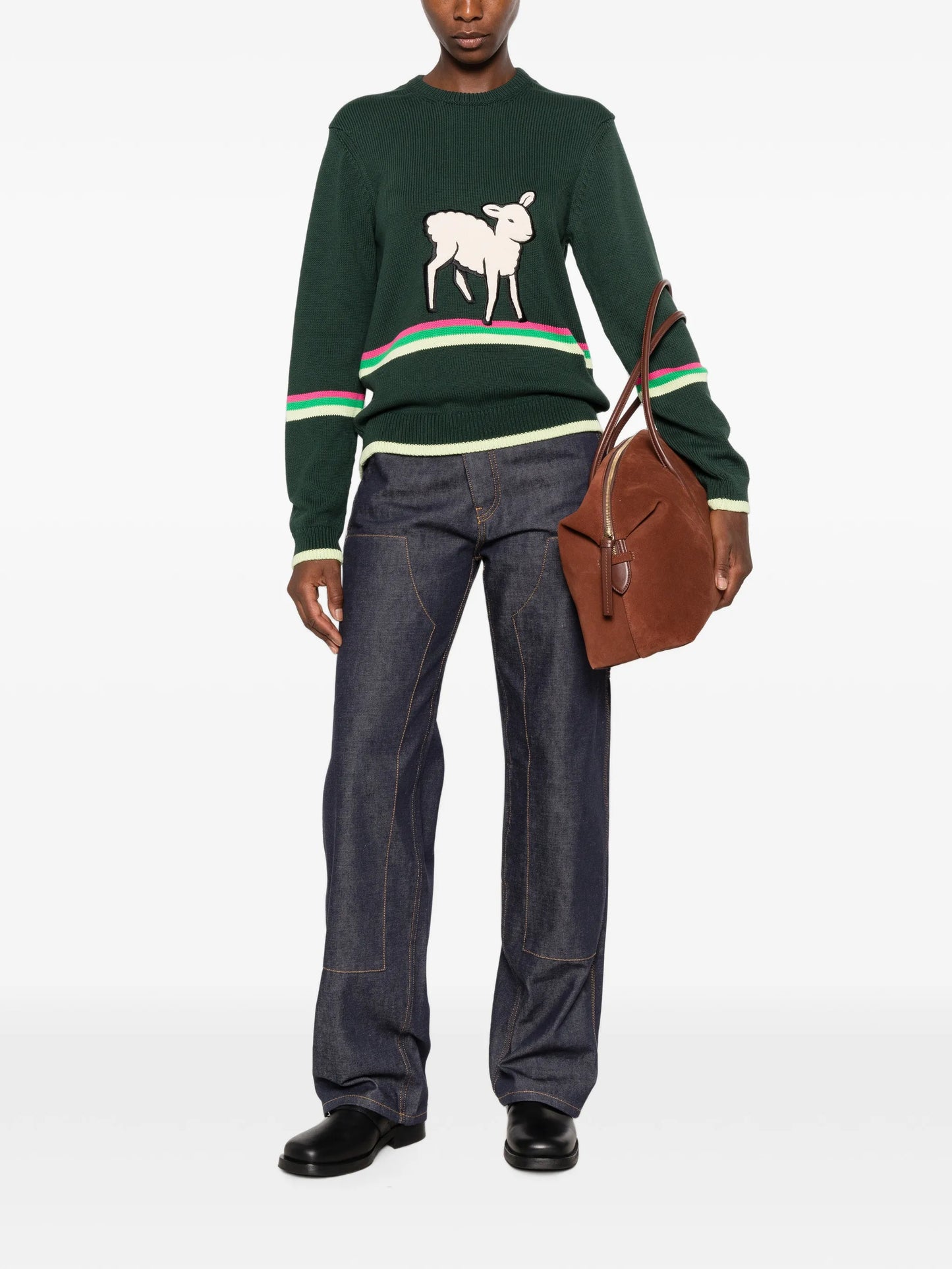 sheep-patch sweater
