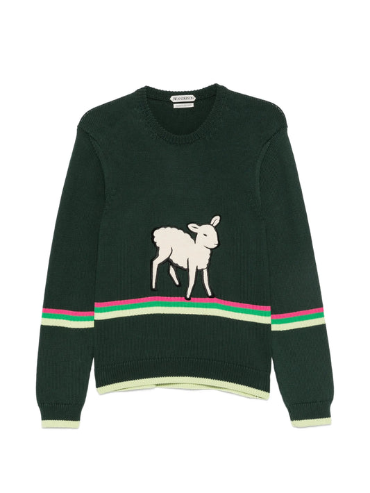 sheep-patch sweater