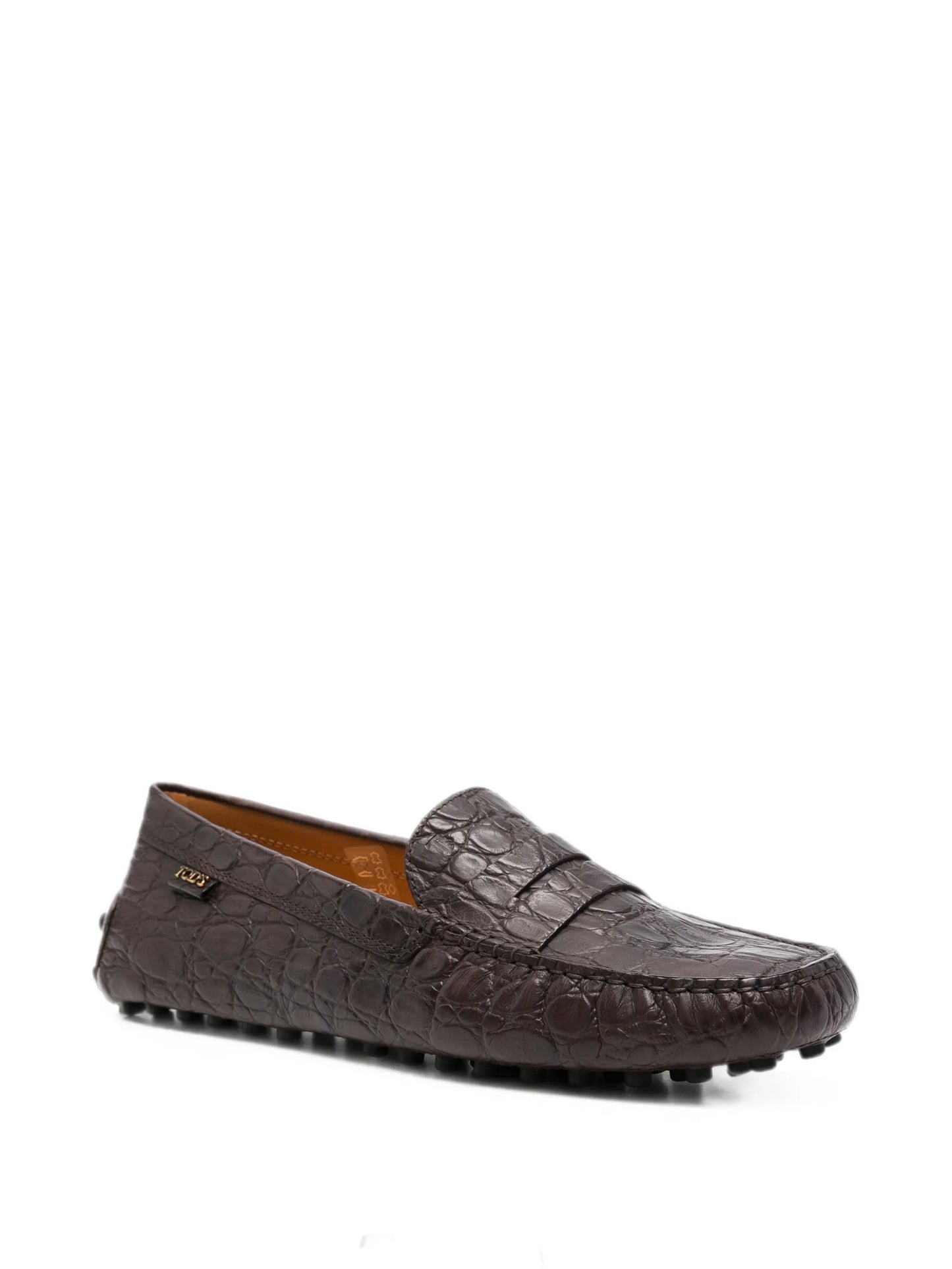 Gommino 22L croc-effect leather loafers