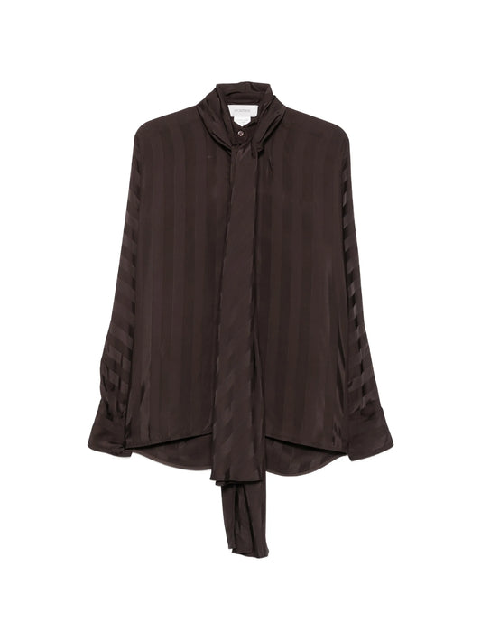 oversized kimono shirt - chocolate