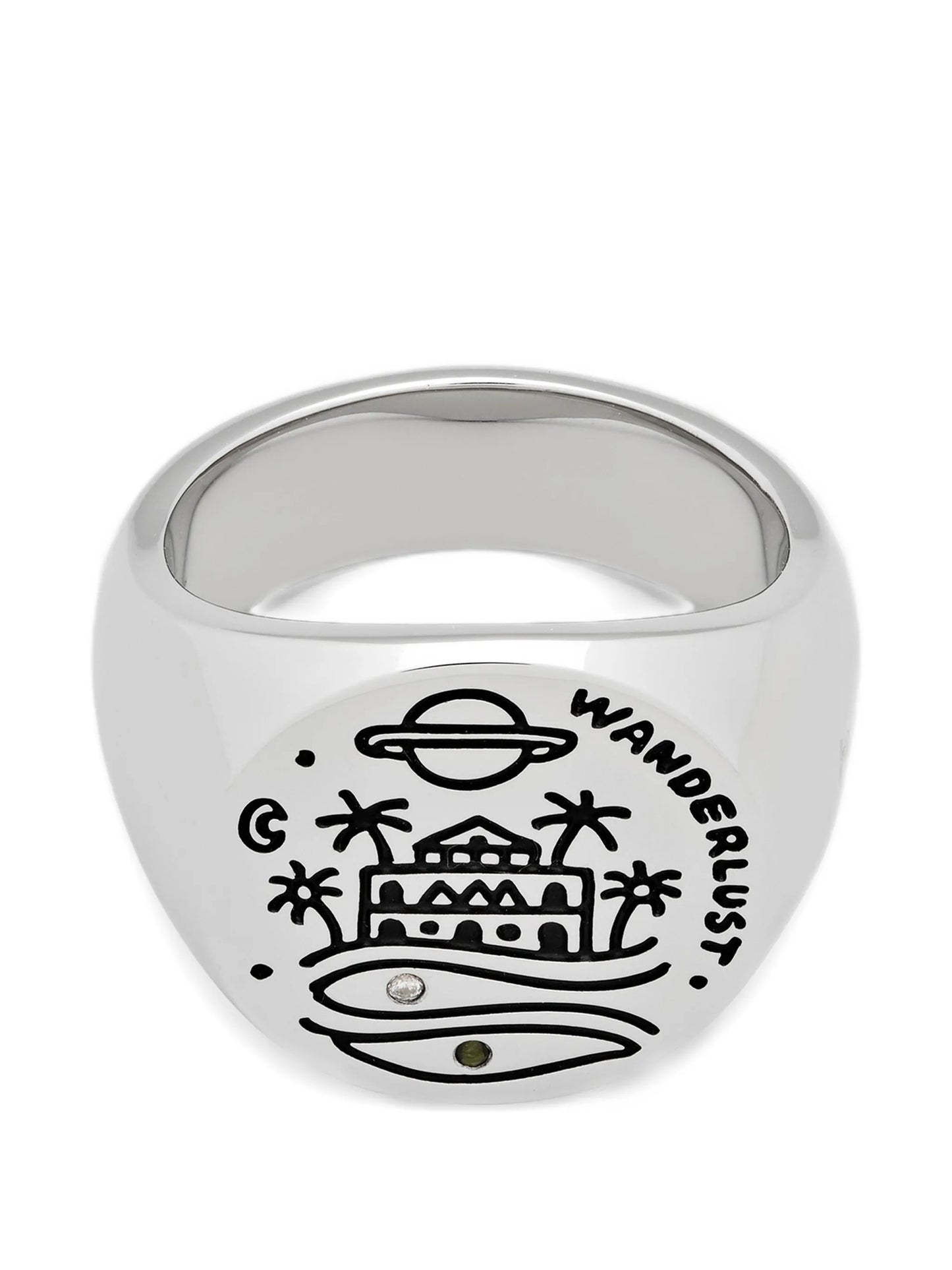 Wanderlust signet ring