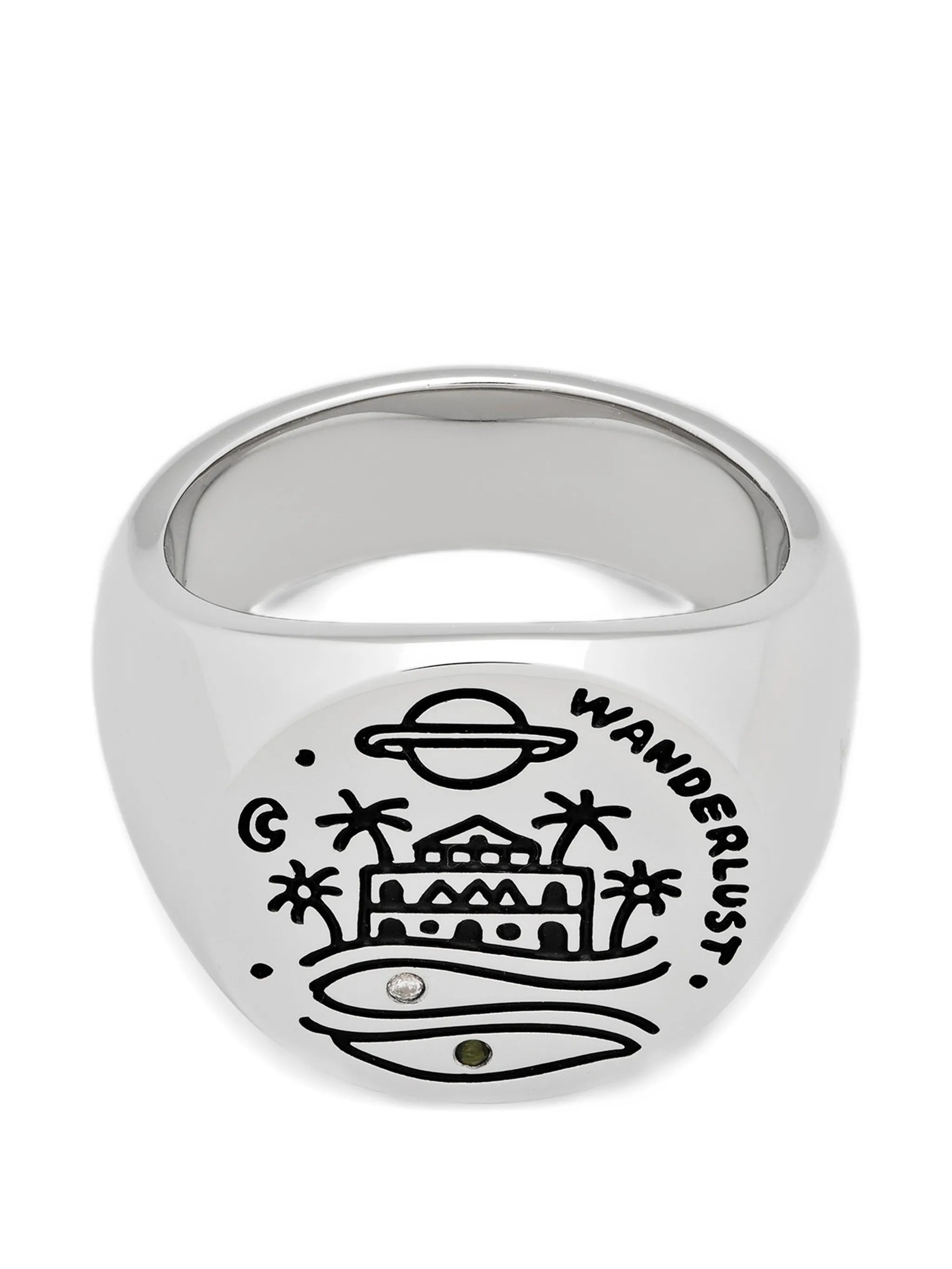 Wanderlust signet ring