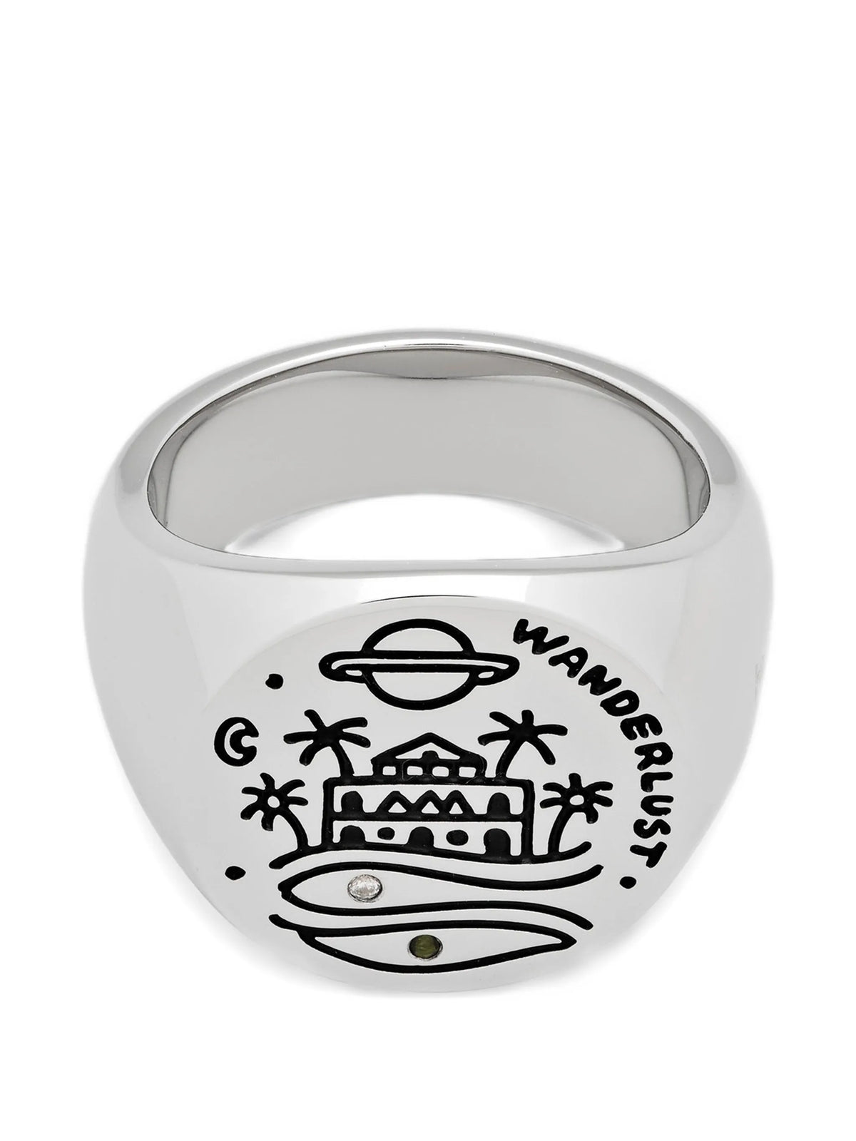 Wanderlust signet ring