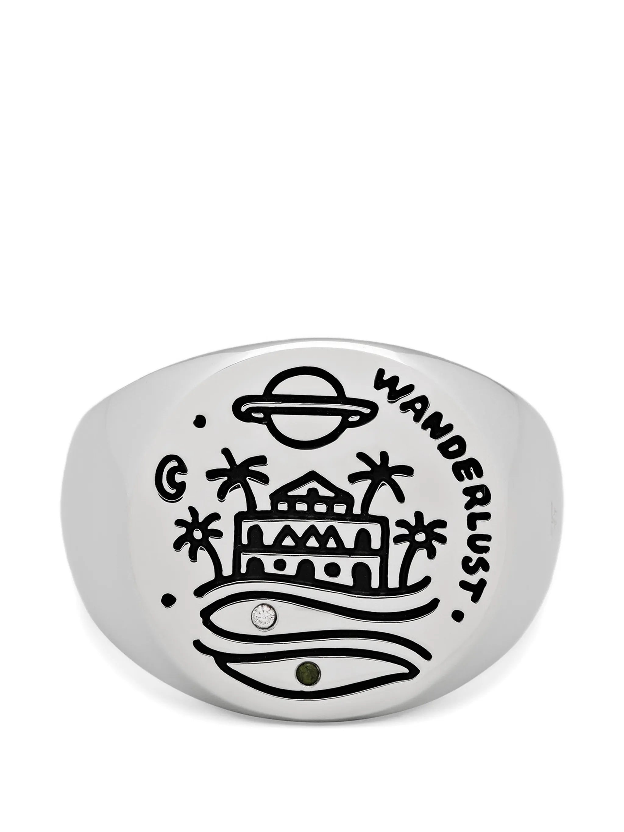 Wanderlust signet ring