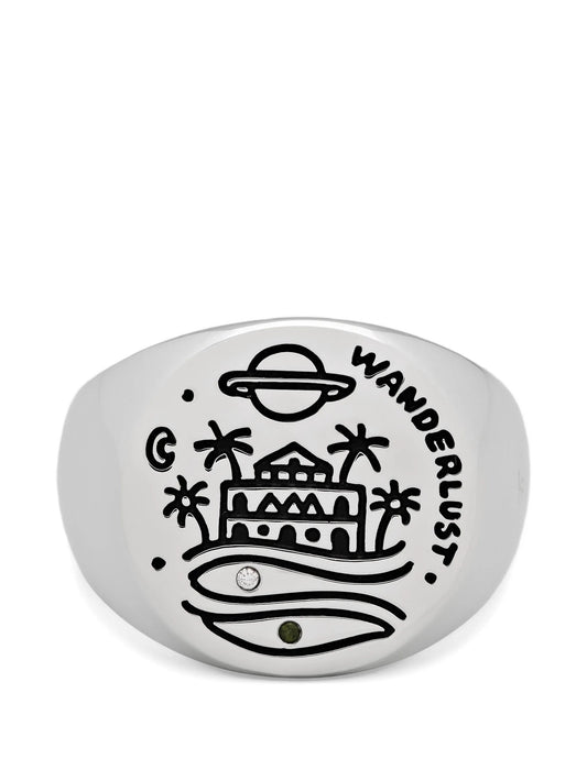 Wanderlust signet ring