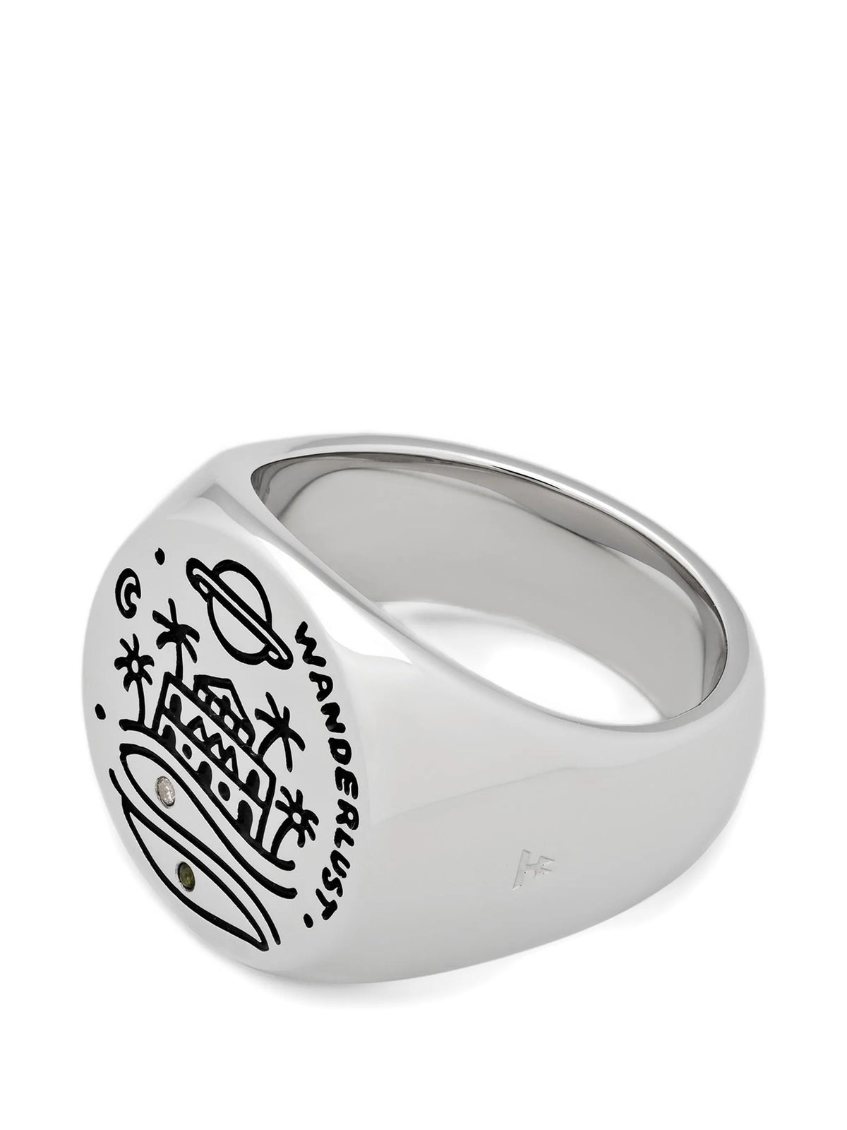 Wanderlust signet ring