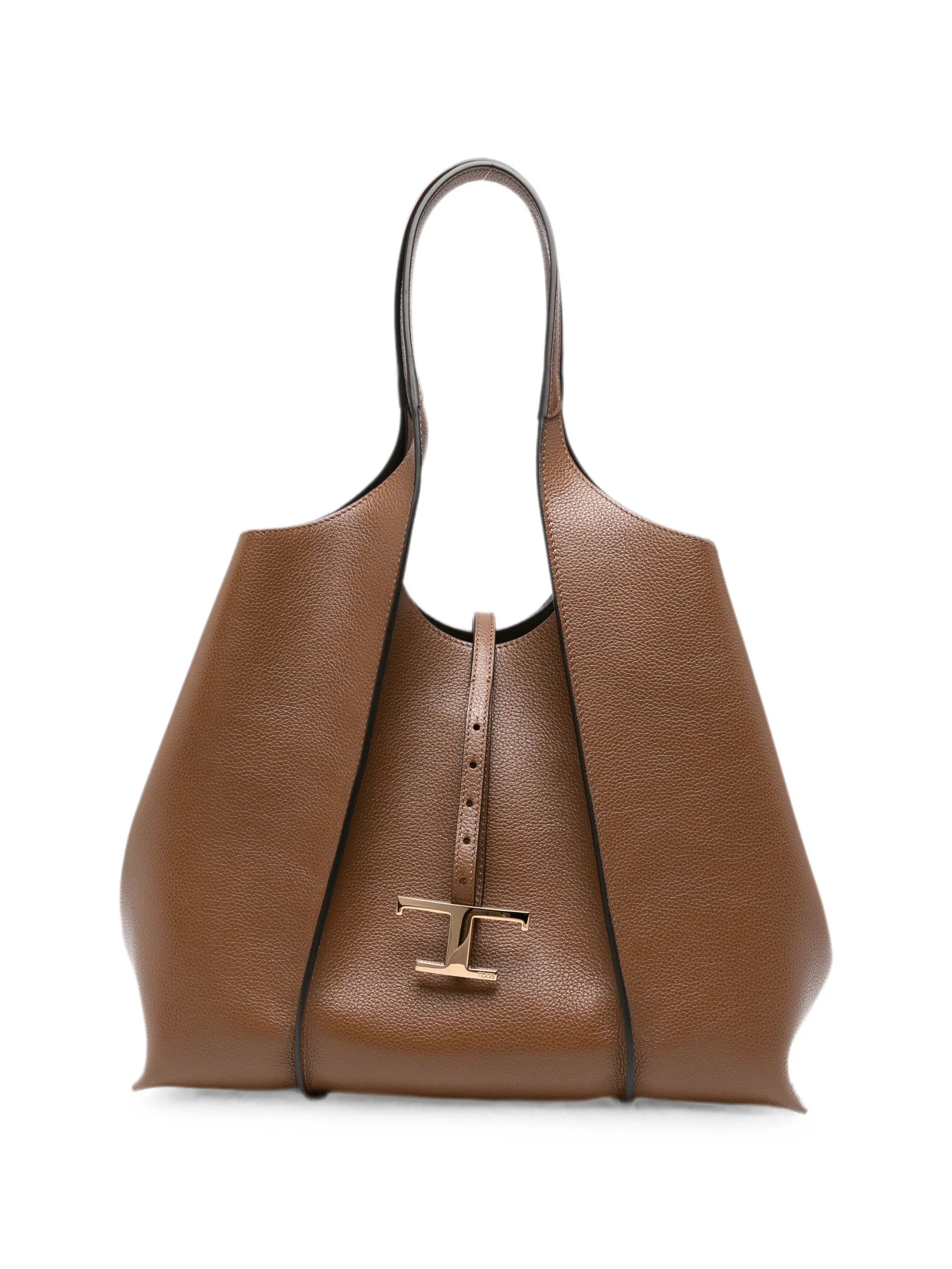 medium T Timeless leather tote bag