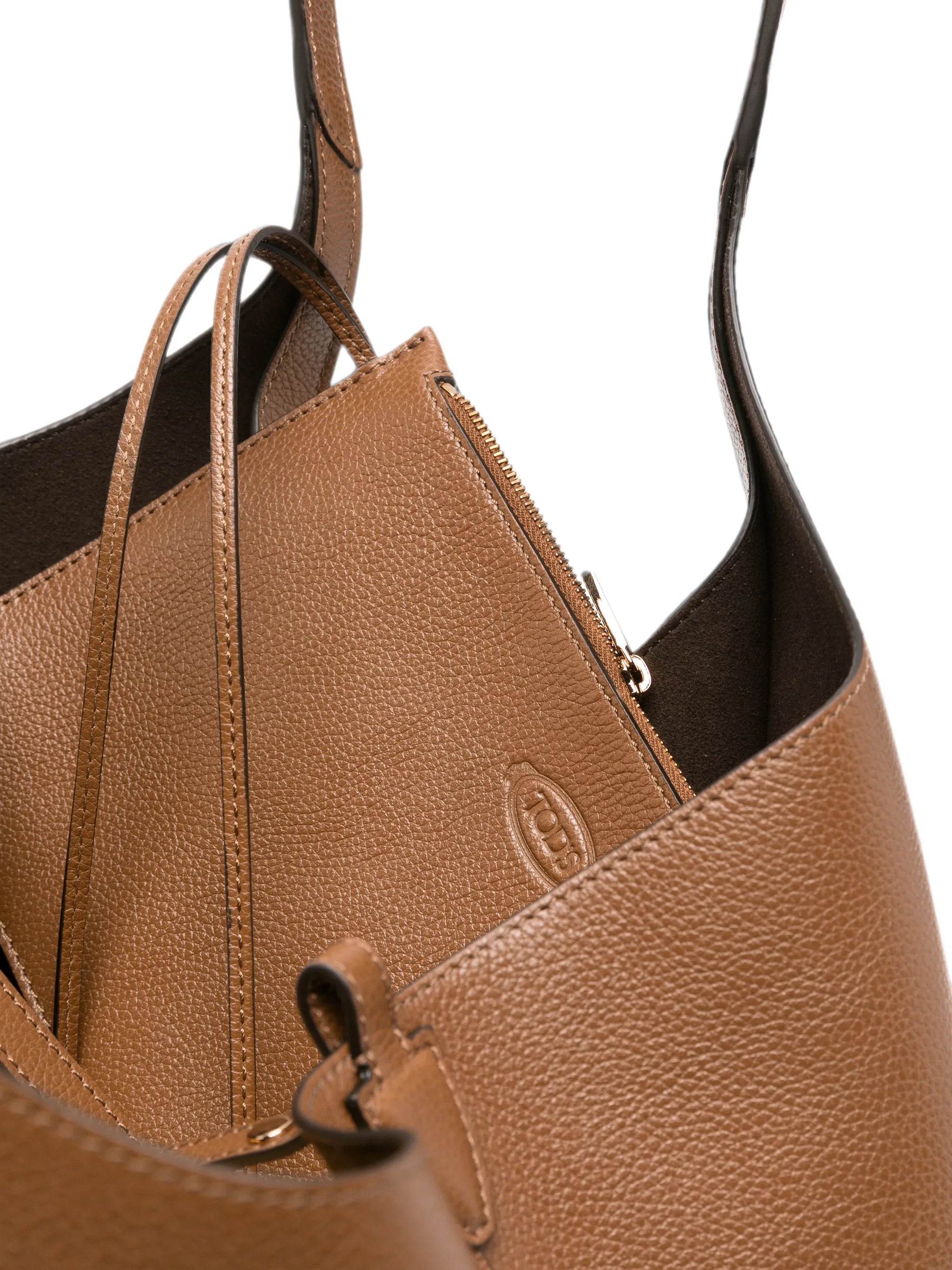 T Timeless shopping bag in leather medium