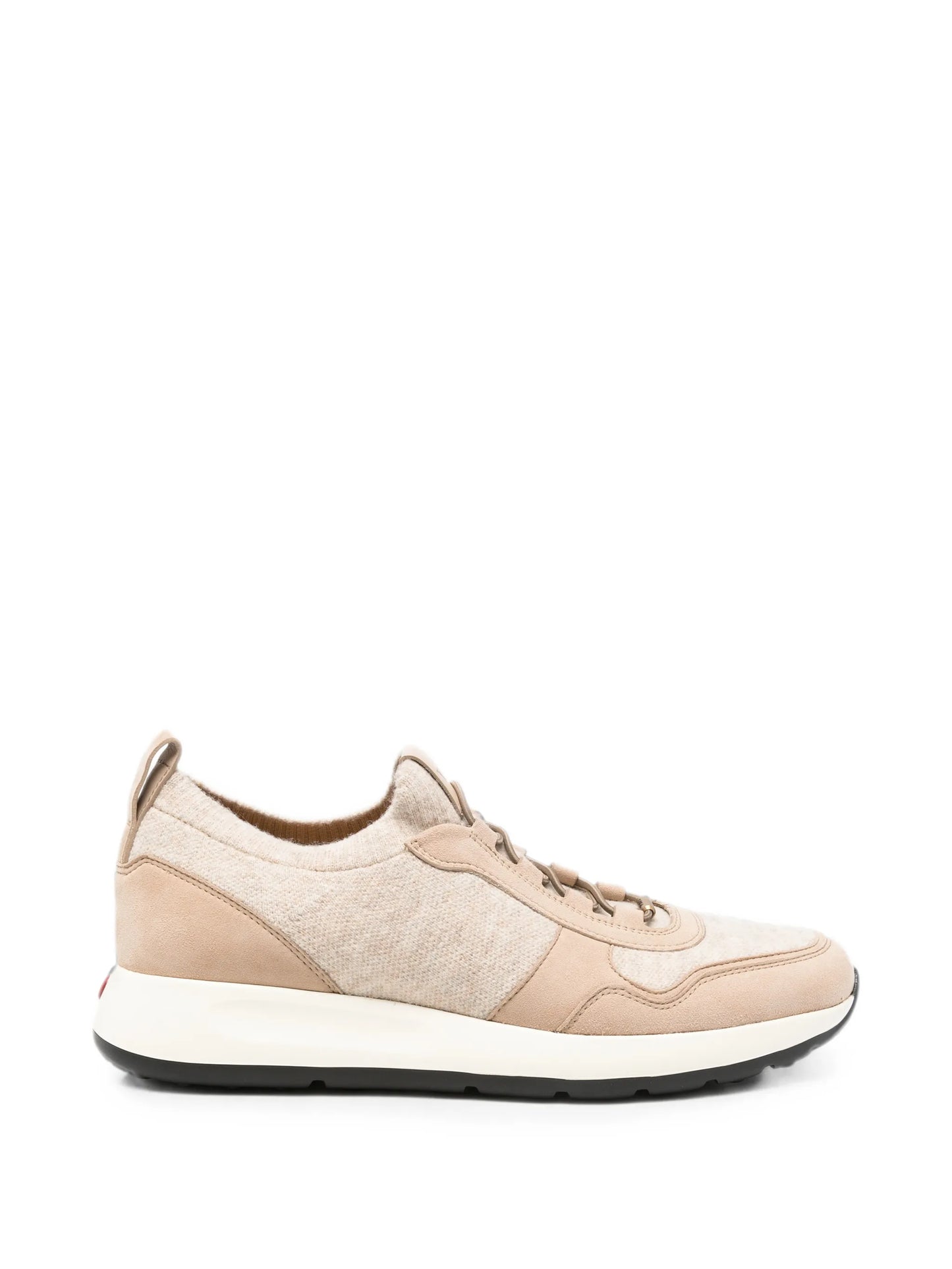 Red Dot socks sneakers in knit and suede