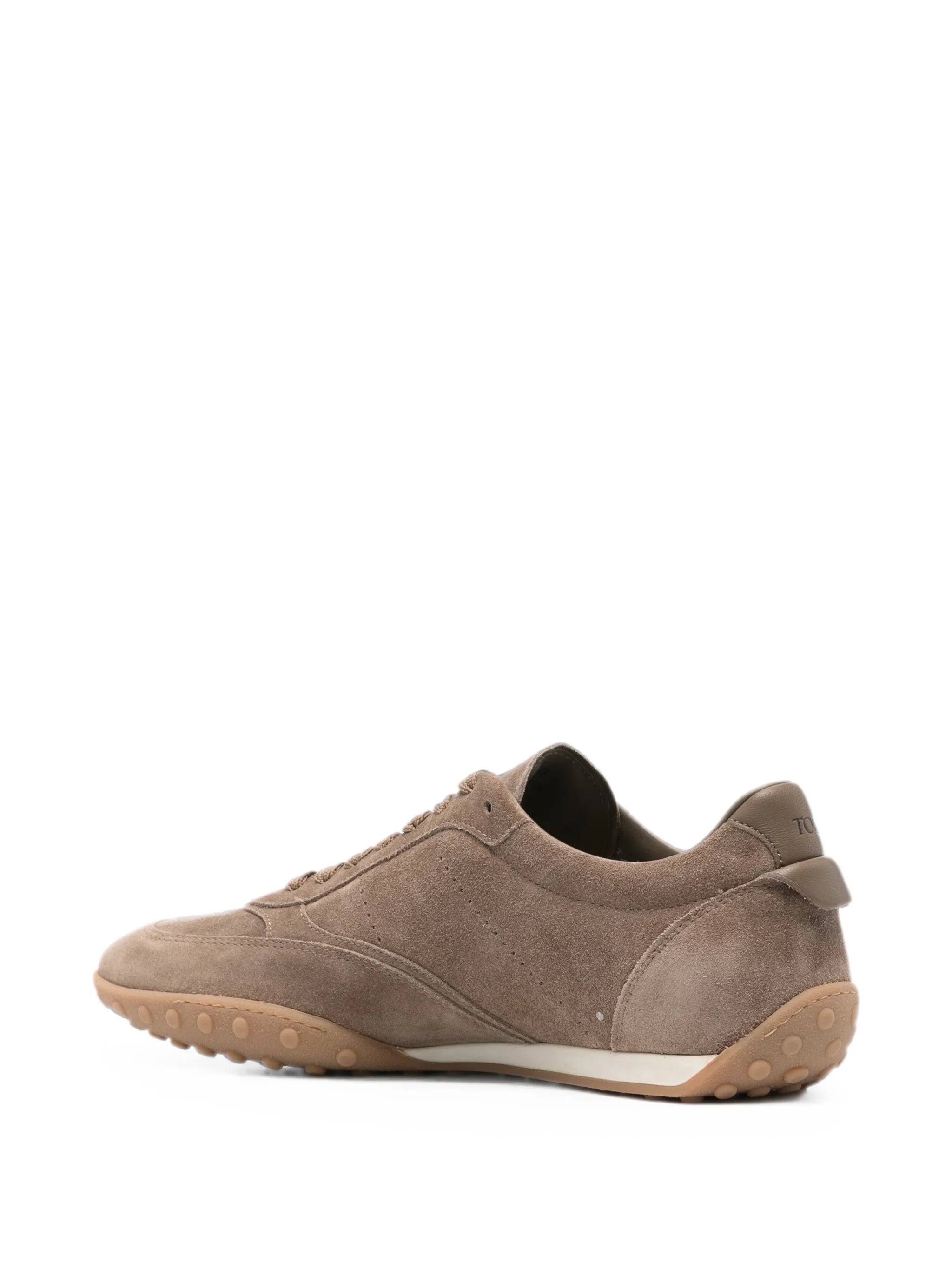 lace-up suede sneakers