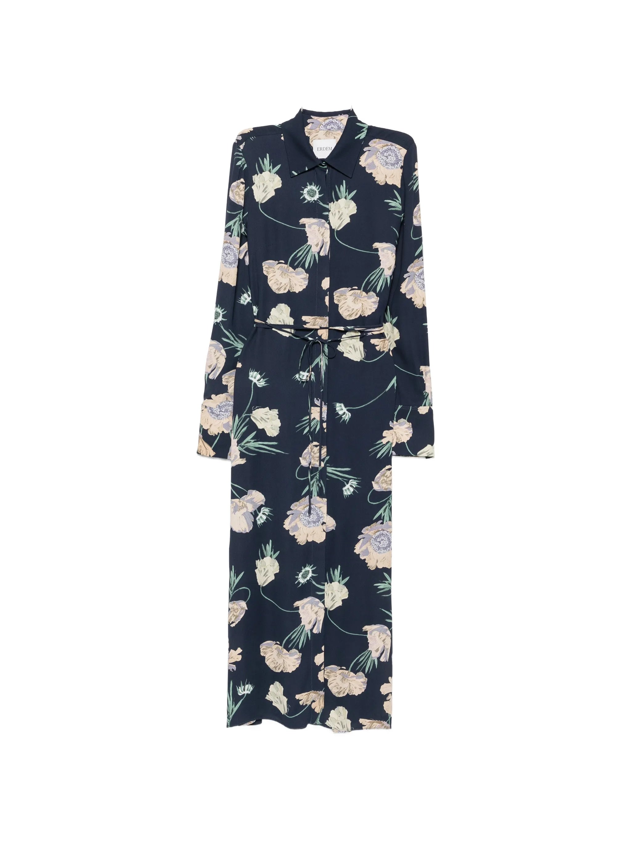 floral-print midi dress