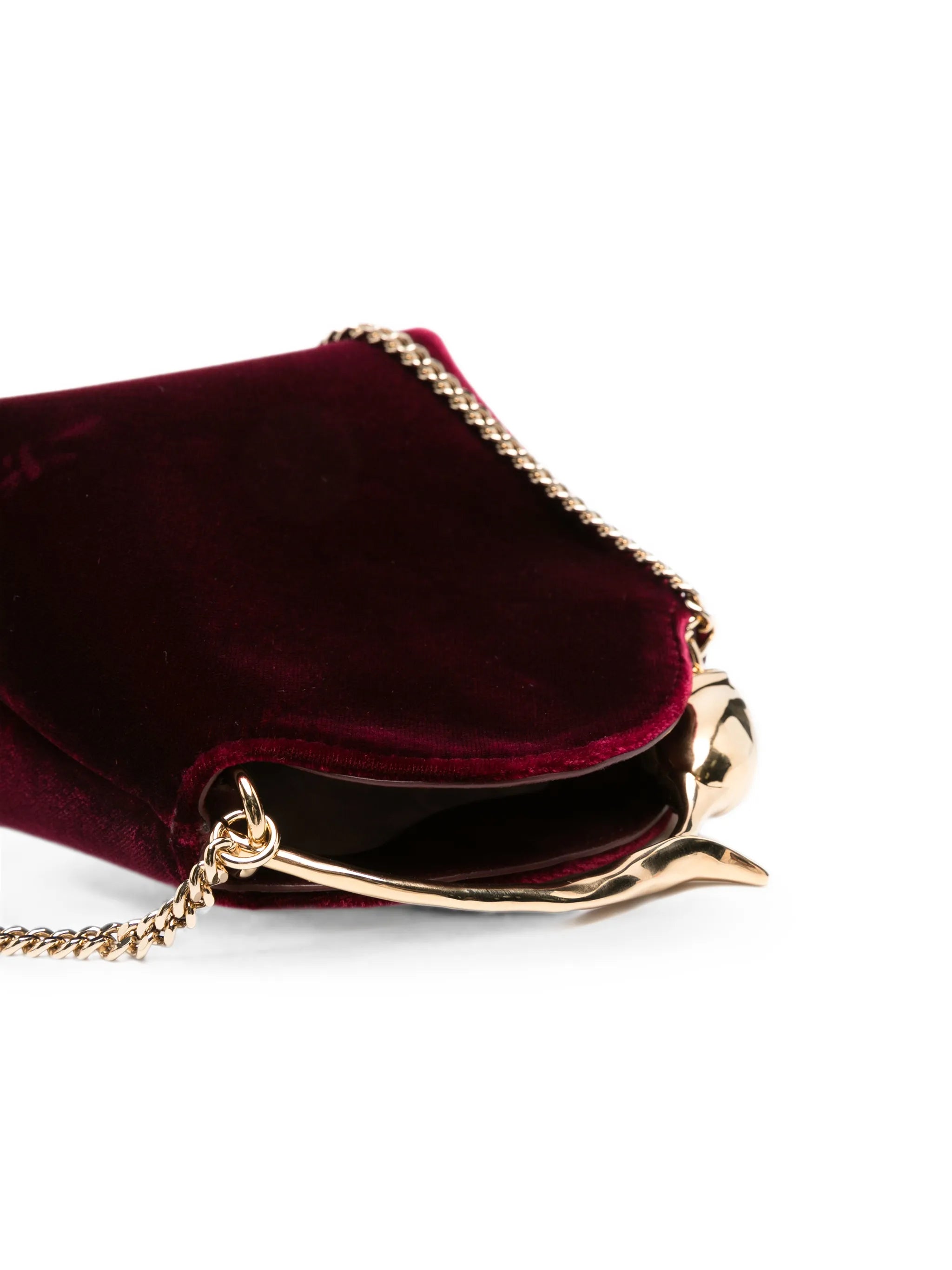 micro Bloom velvet tote bag