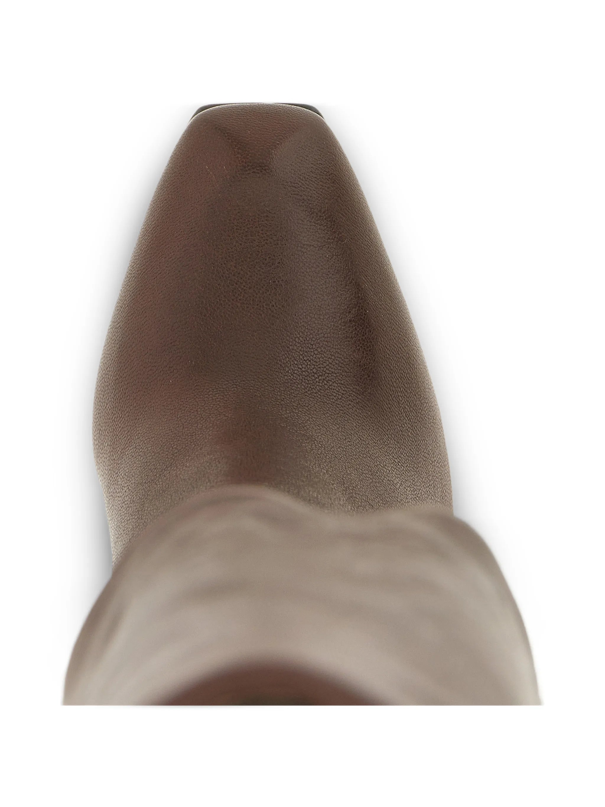 horn-heel knee-high boots