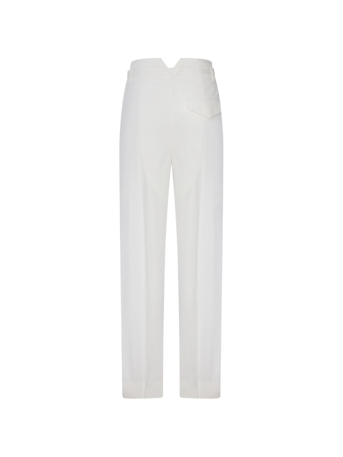 button-embellishment tailored trousers
