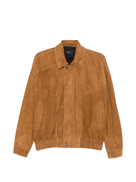 Frederica suede bomber jacket