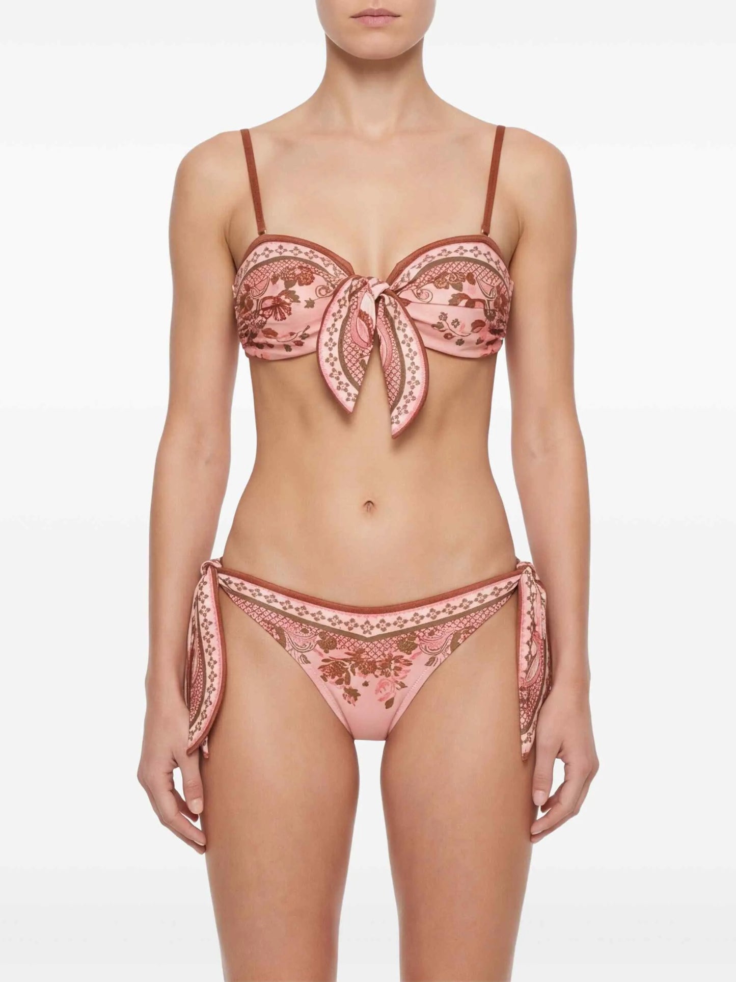 paisley-print bikini