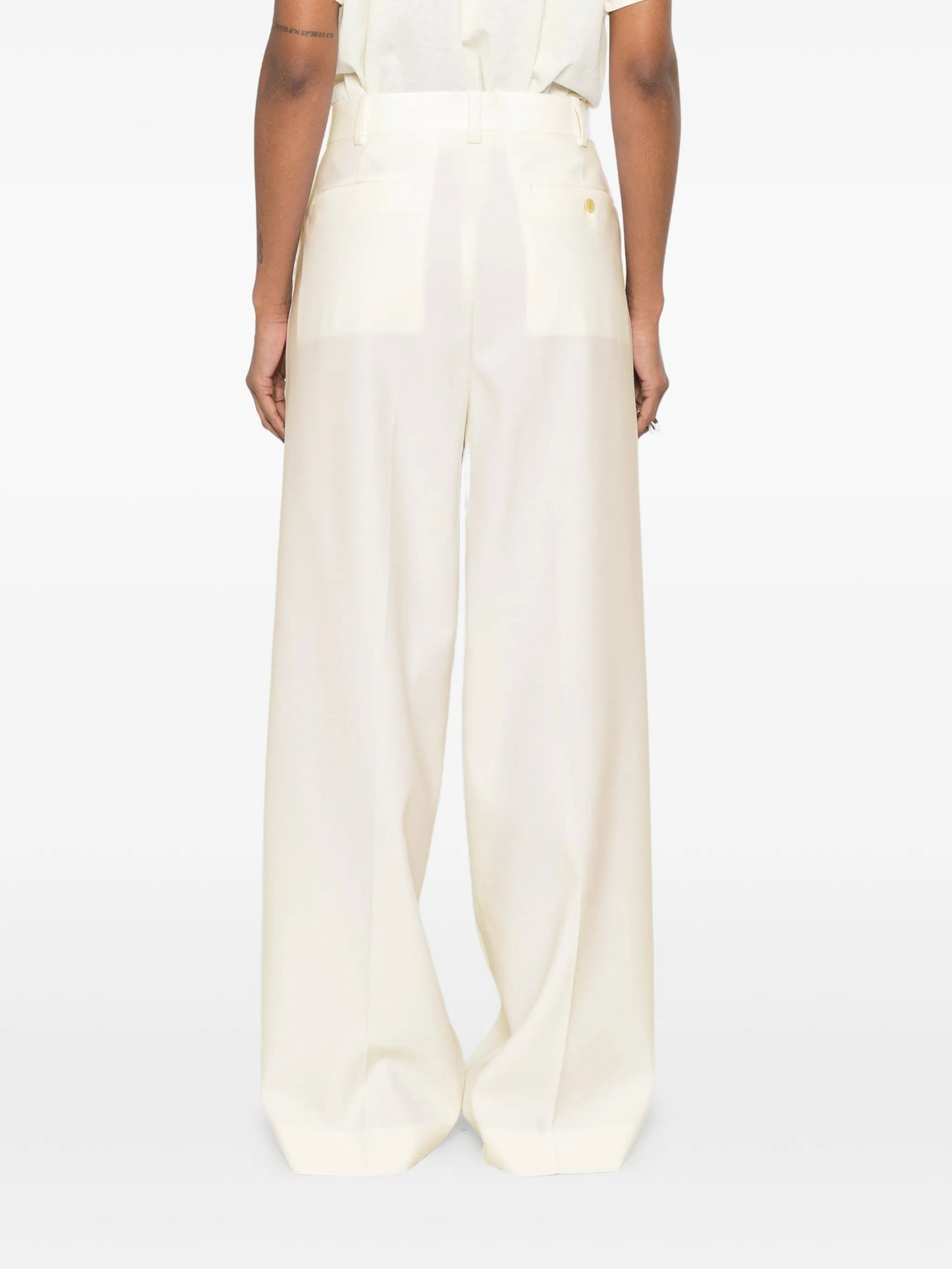Alexandra pleated tailored trousers